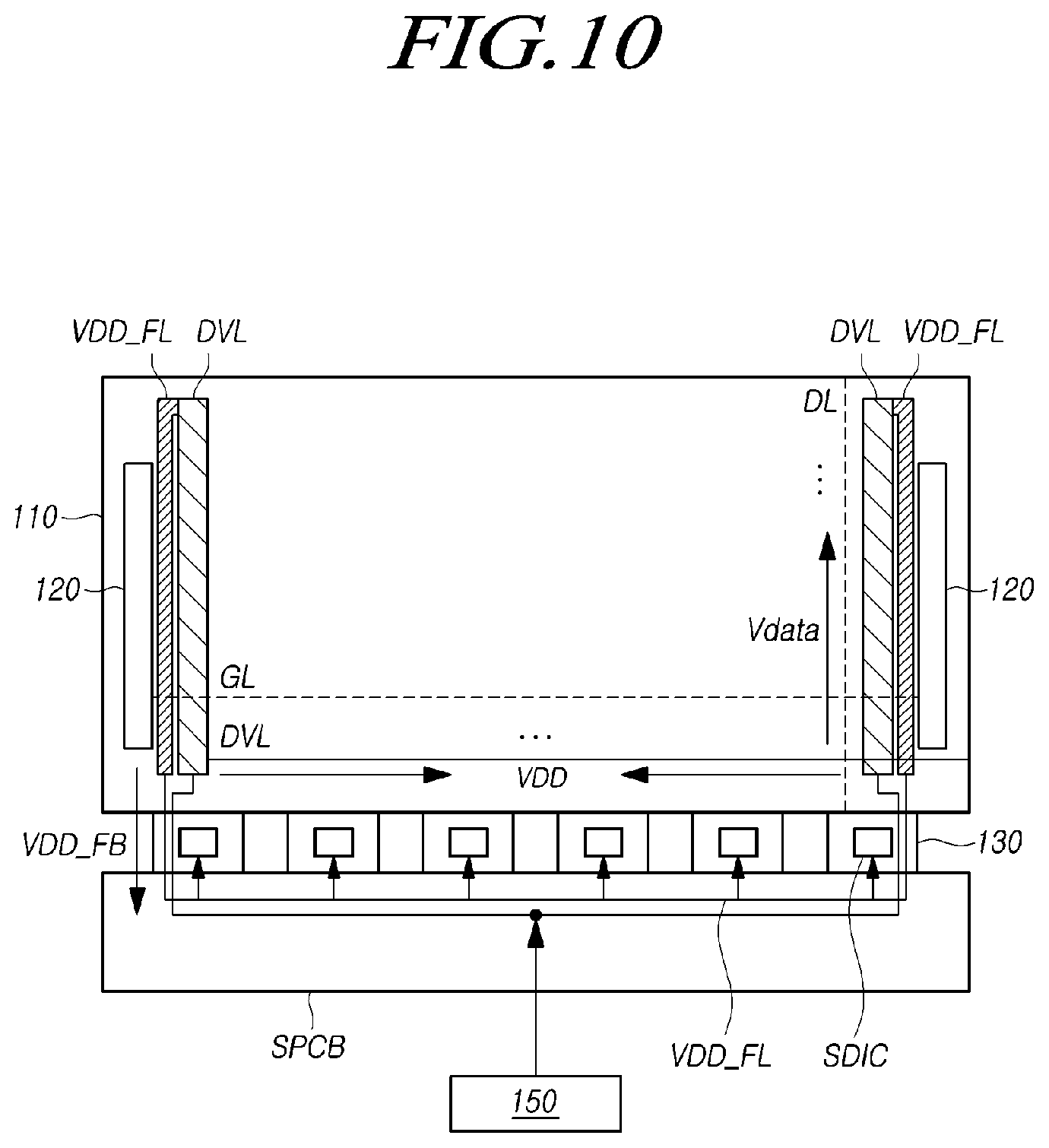 Patent US11783774 Figure 10 – Display device, driving circuit and display driving method