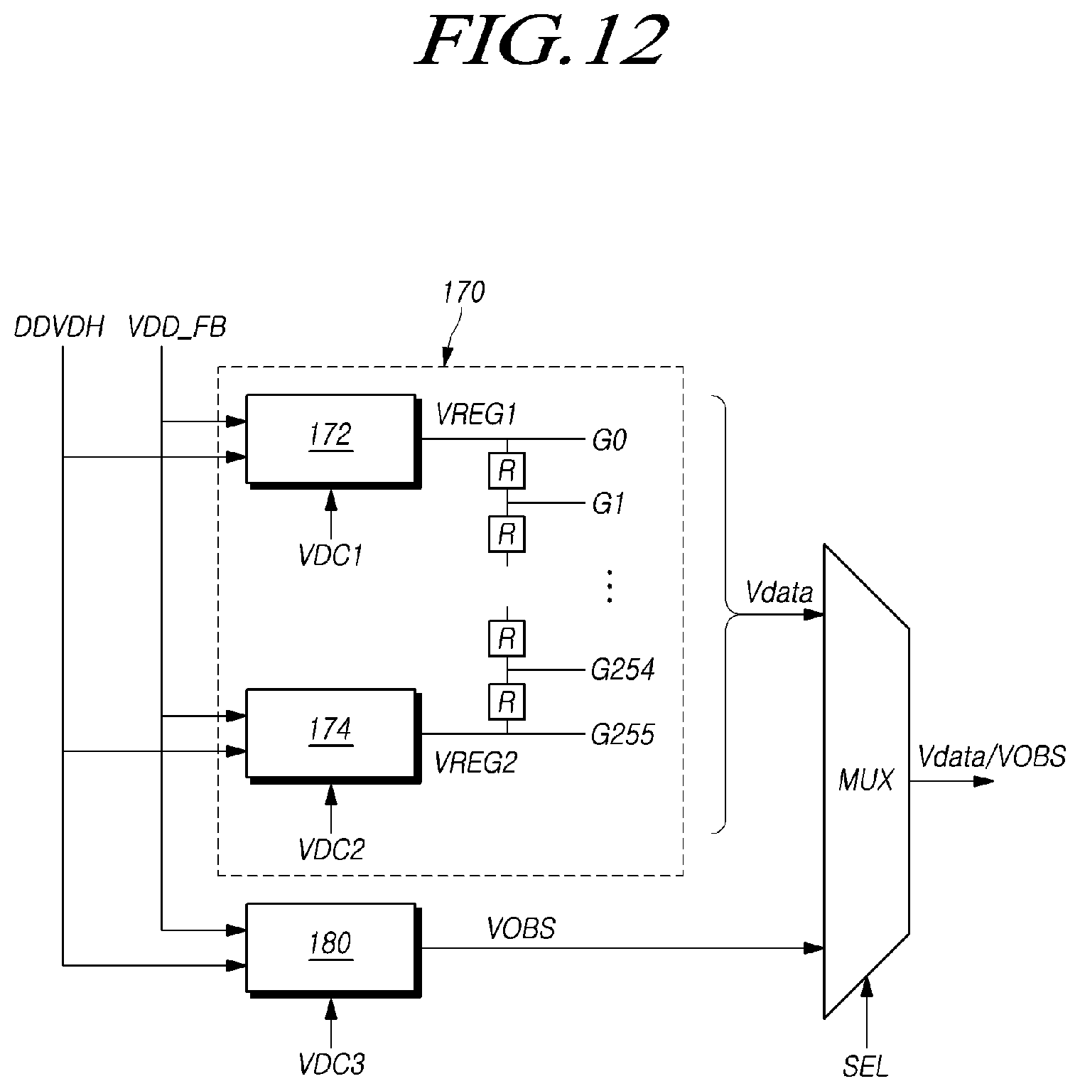 Patent US11783774 Figure 12 – Display device, driving circuit and display driving method