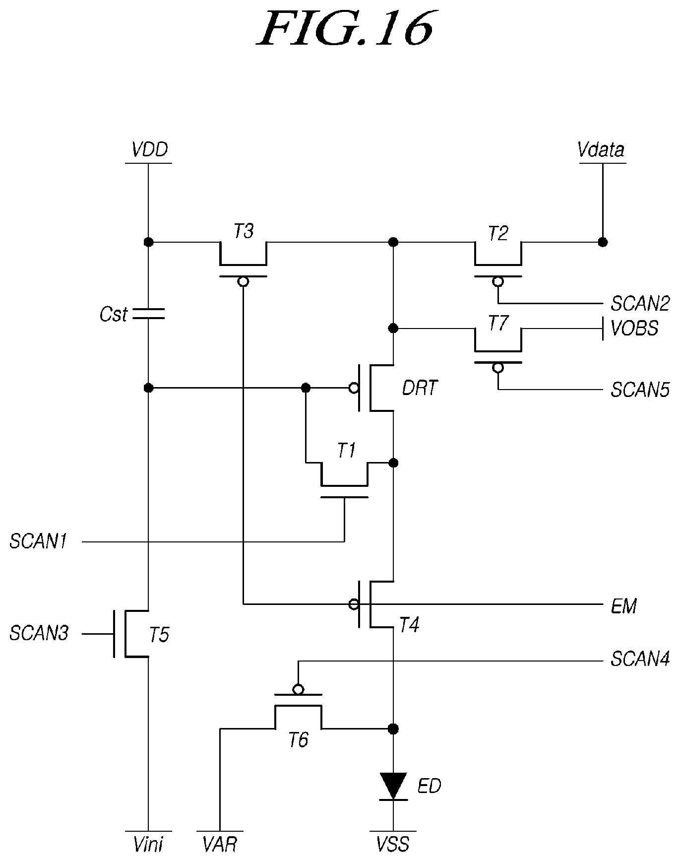 Patent US11783774 Figure 16 – Display device, driving circuit and display driving method