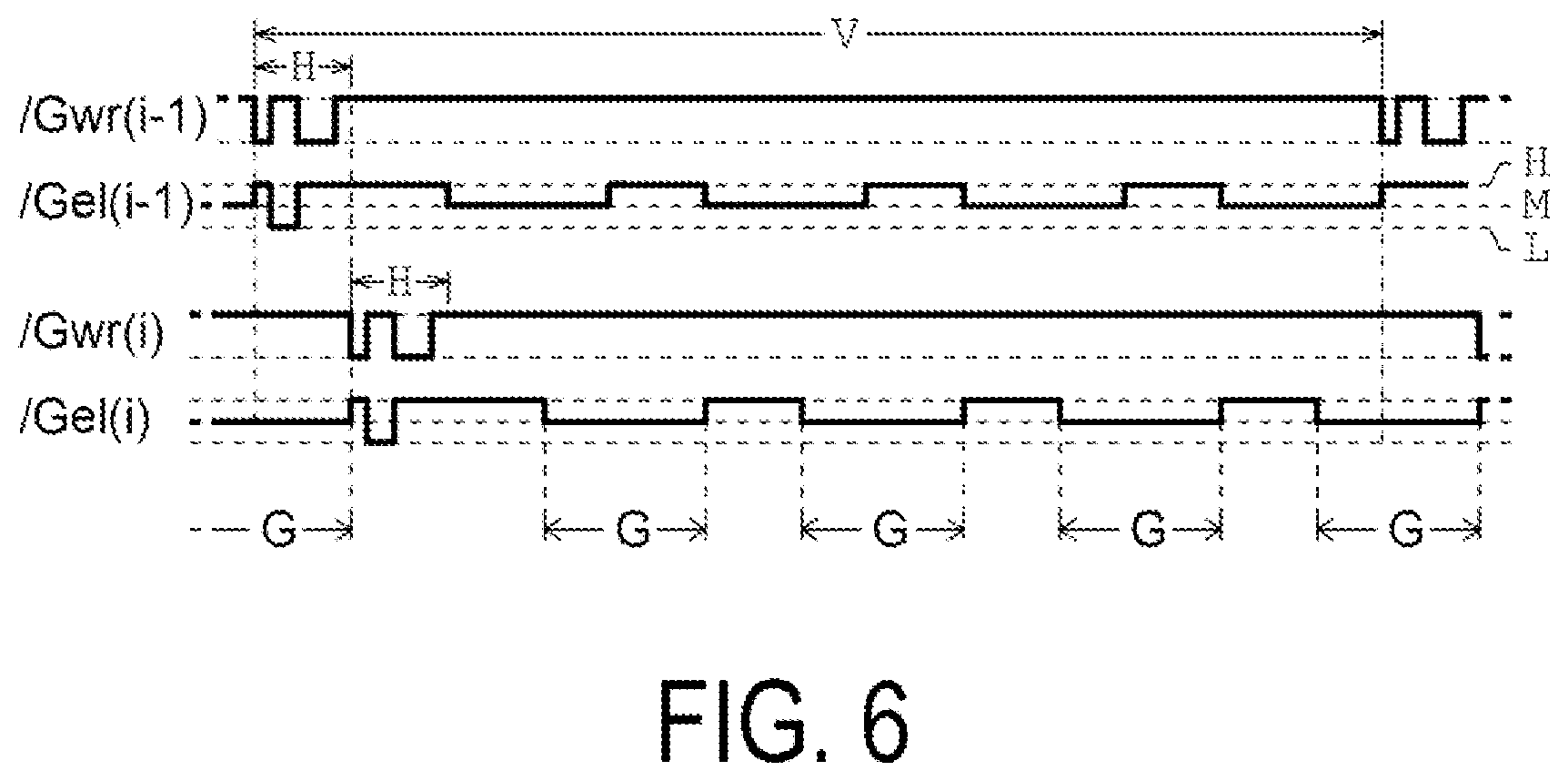 Patent US11783775 Figure 6 – Electro-optical device, driving method for electro-optical device, and electronic apparatus