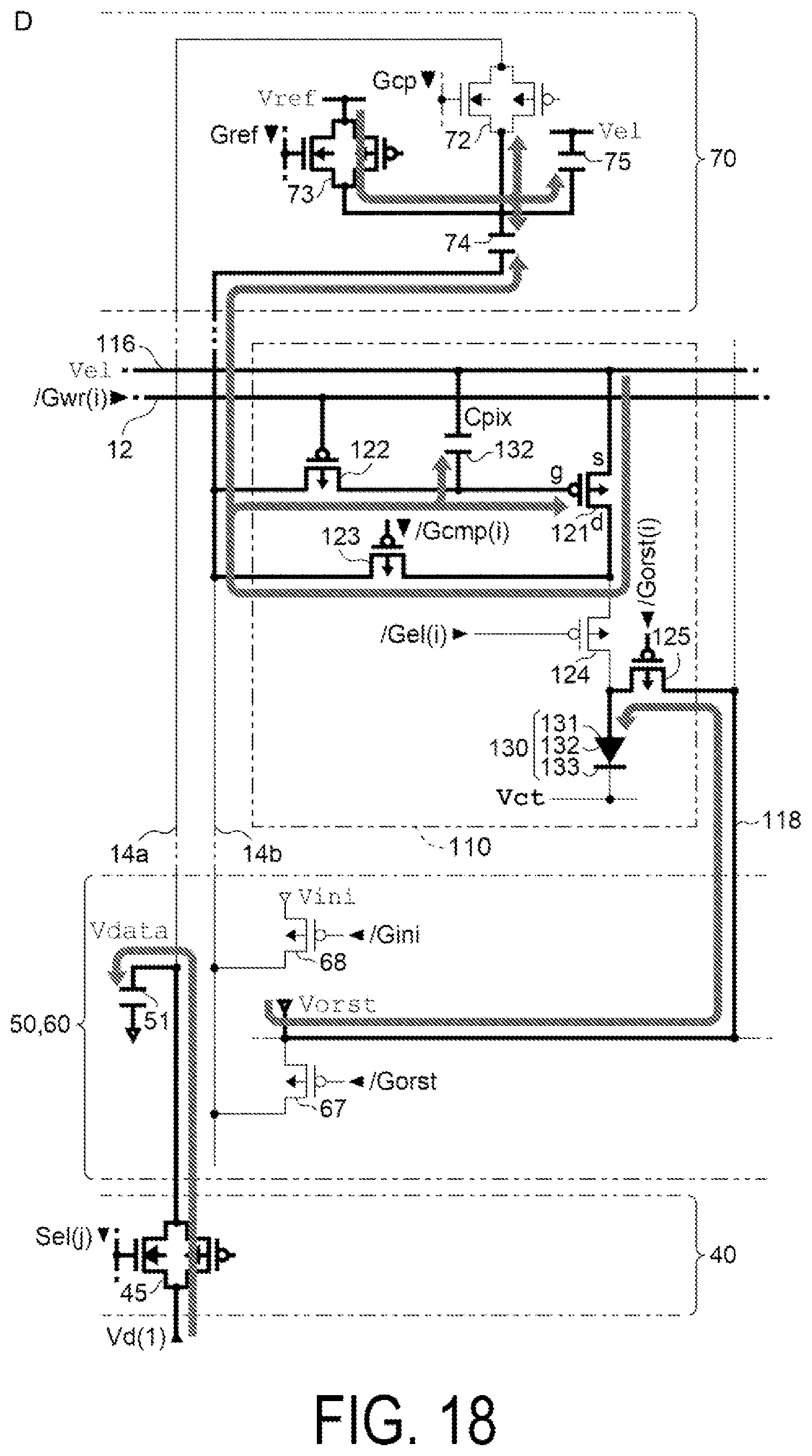 Patent US11783775 Figure 18 – Electro-optical device, driving method for electro-optical device, and electronic apparatus