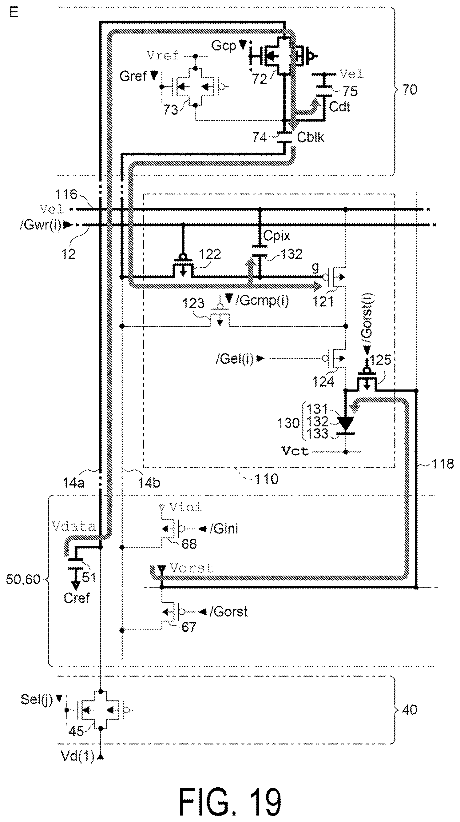 Patent US11783775 Figure 19 – Electro-optical device, driving method for electro-optical device, and electronic apparatus