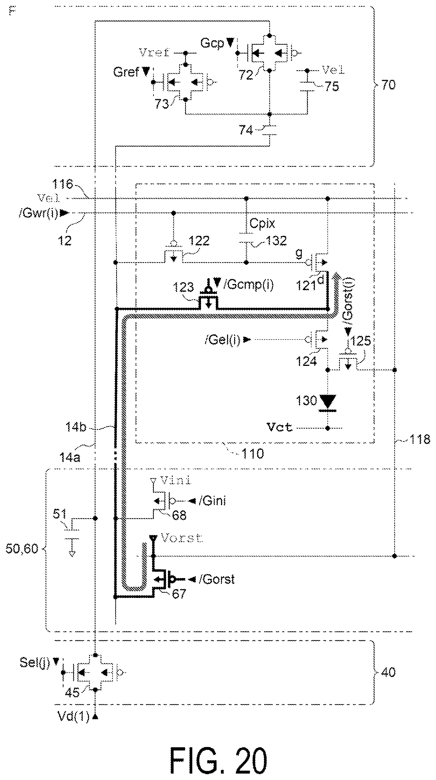 Patent US11783775 Figure 20 – Electro-optical device, driving method for electro-optical device, and electronic apparatus