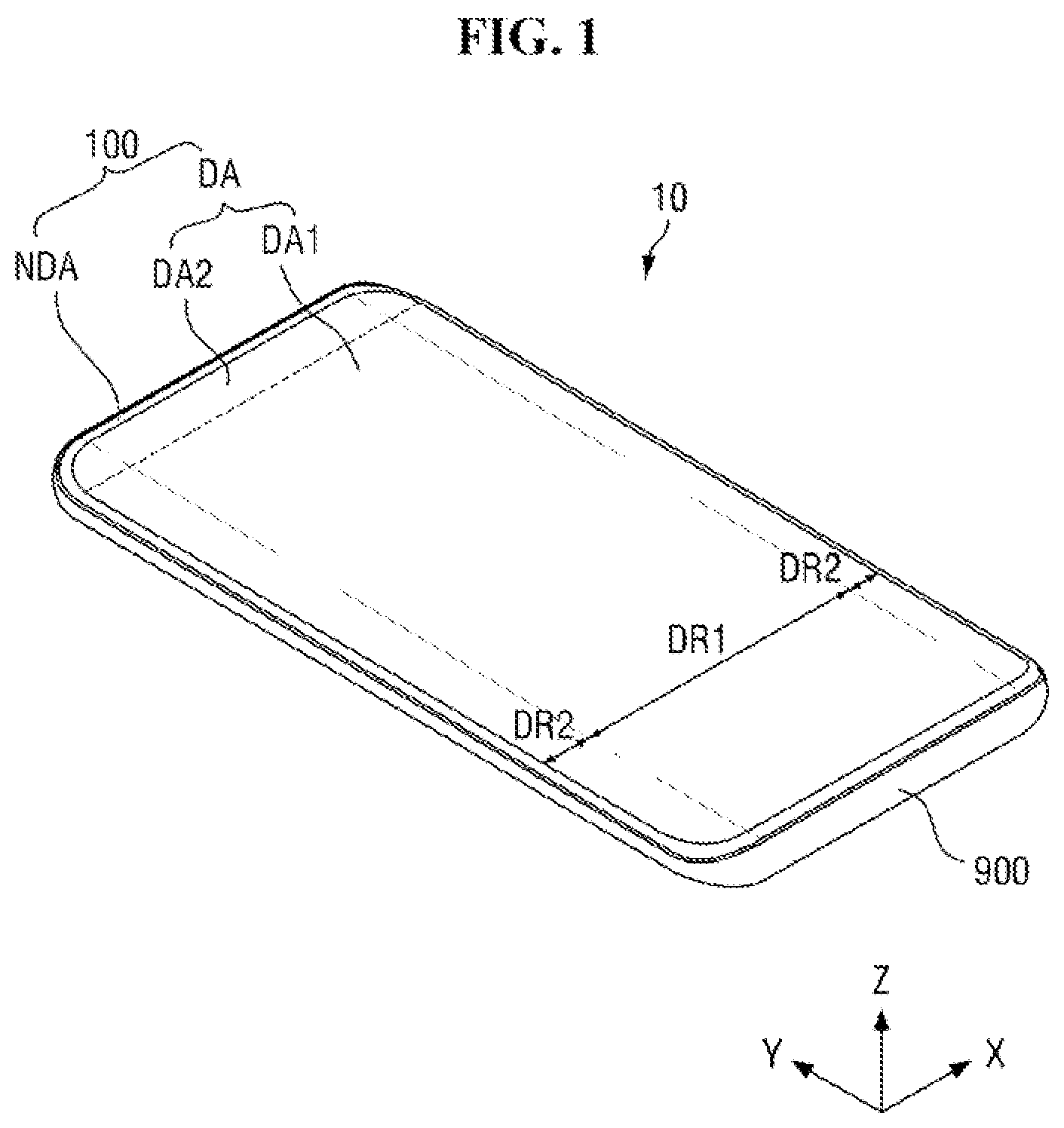 Patent US11783778 — Display device — Figure 1