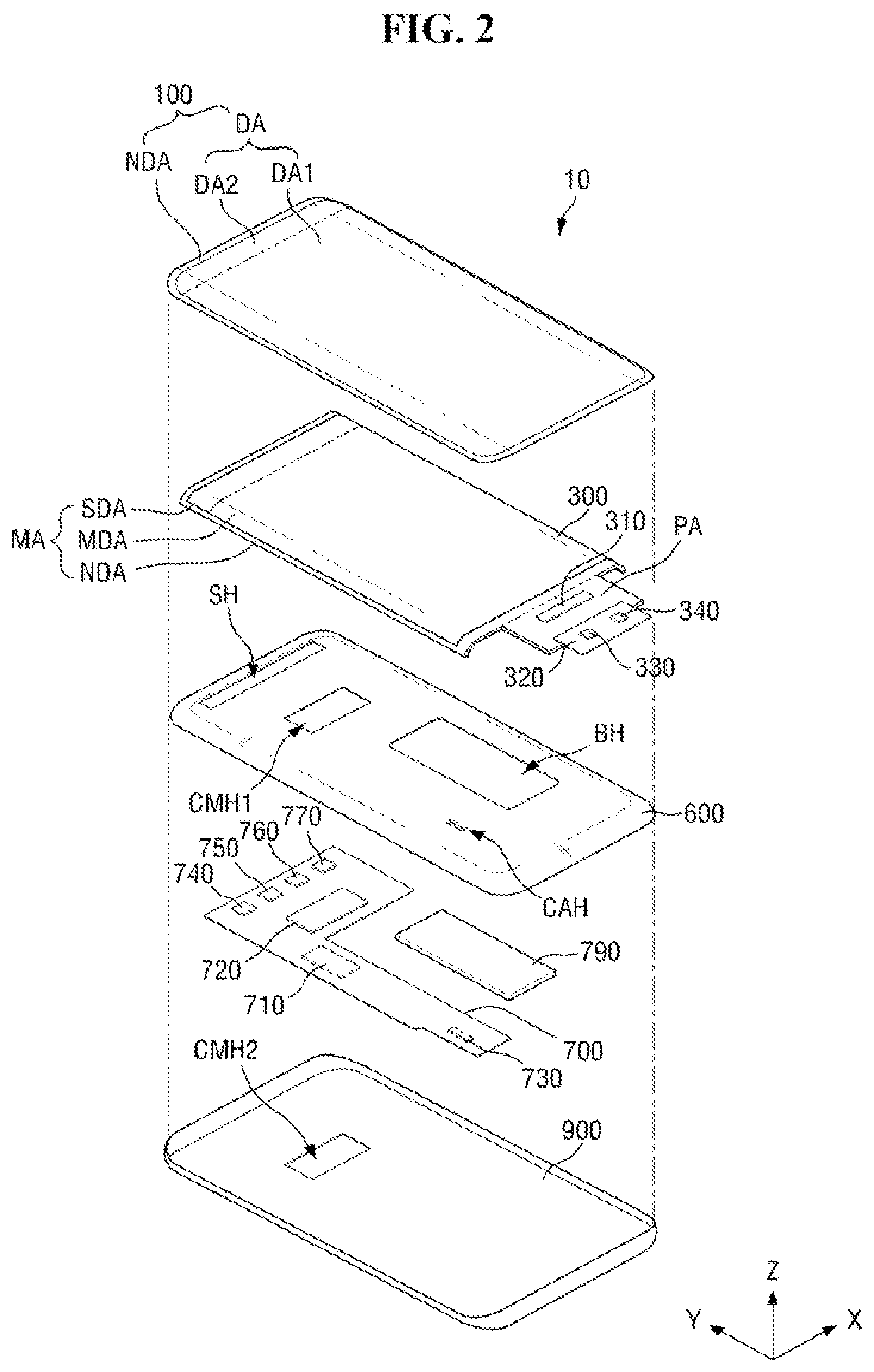 Patent US11783778 Figure 2 – Display device