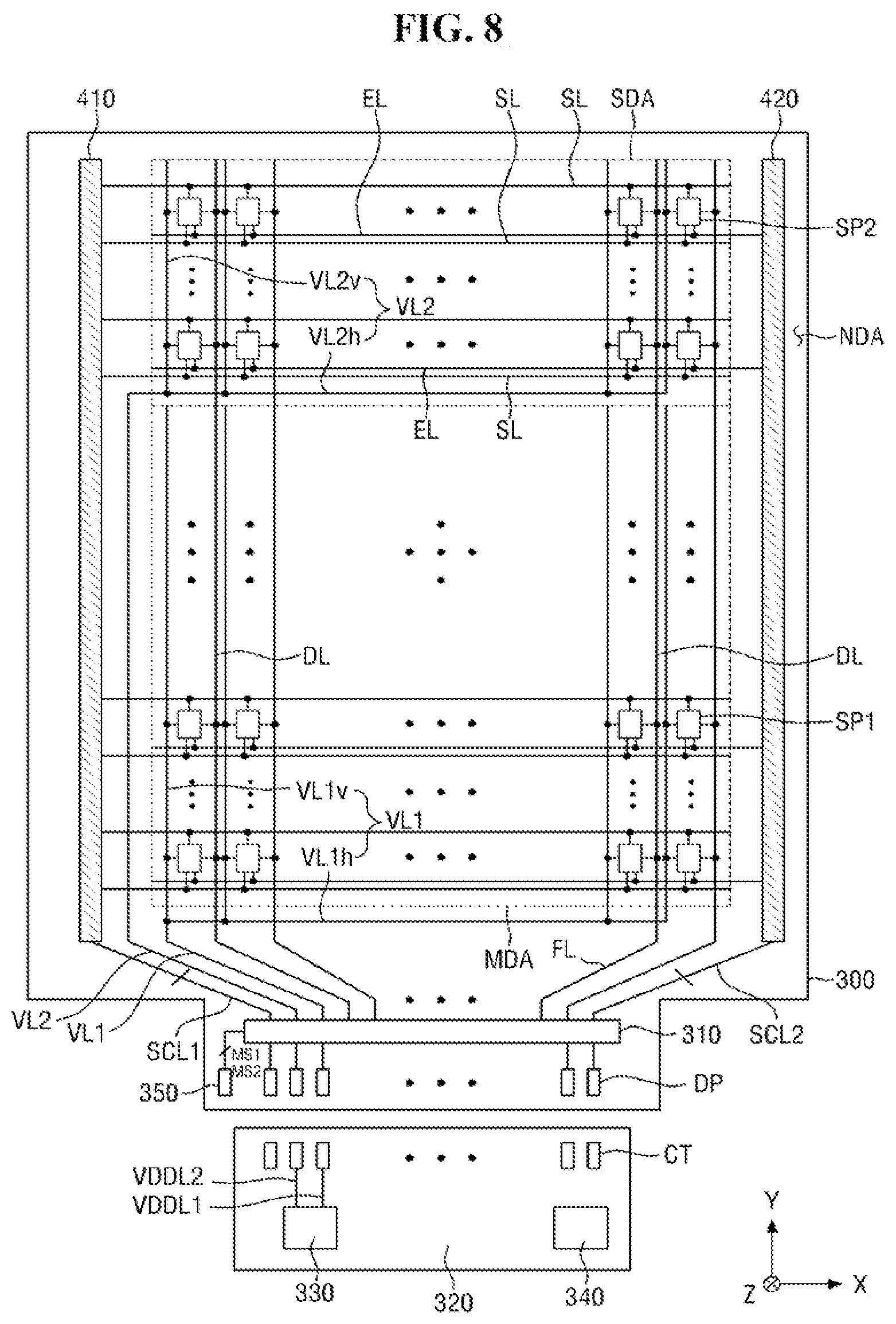 Patent US11783778 Figure 8 – Display device