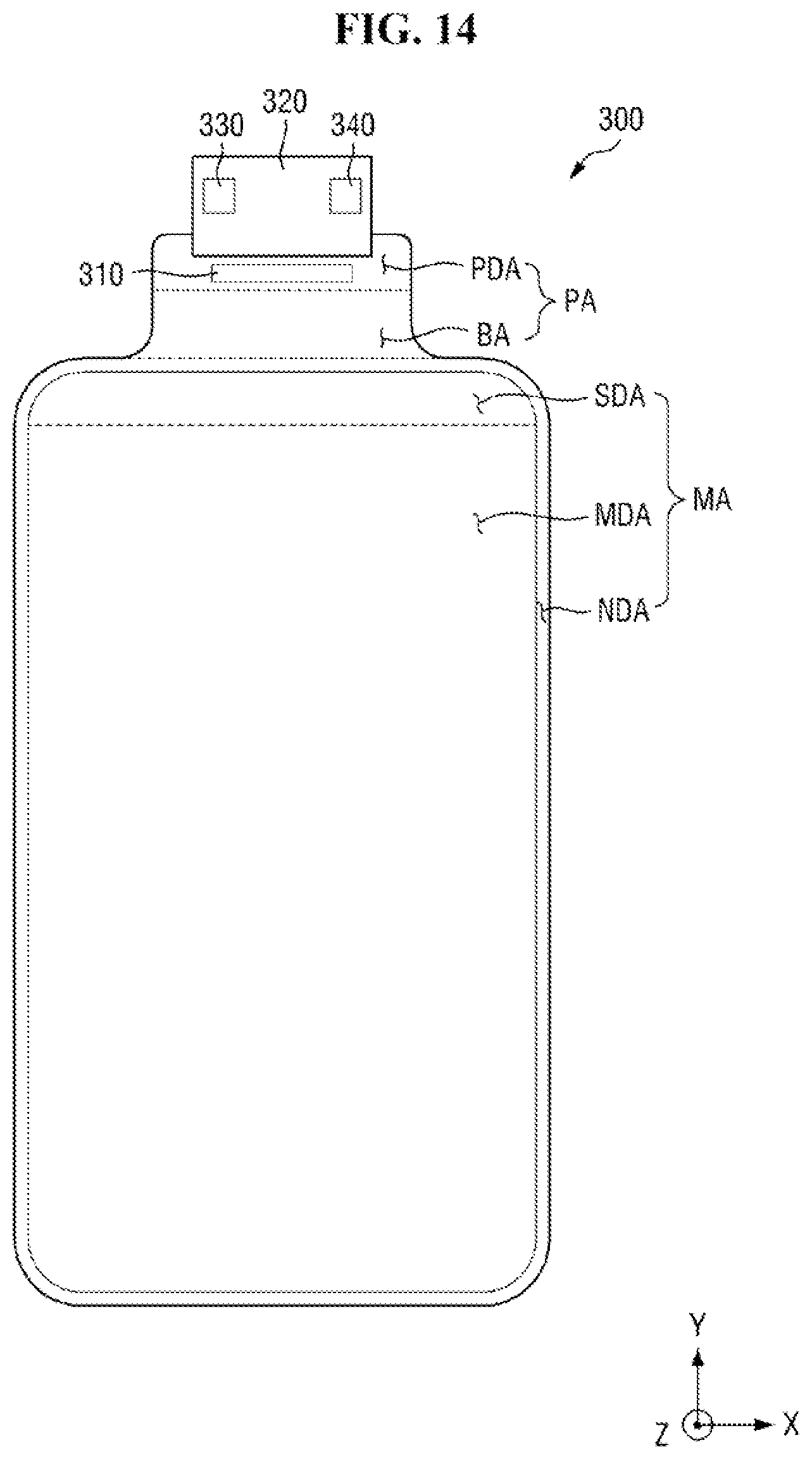 Patent US11783778 Figure 14 – Display device