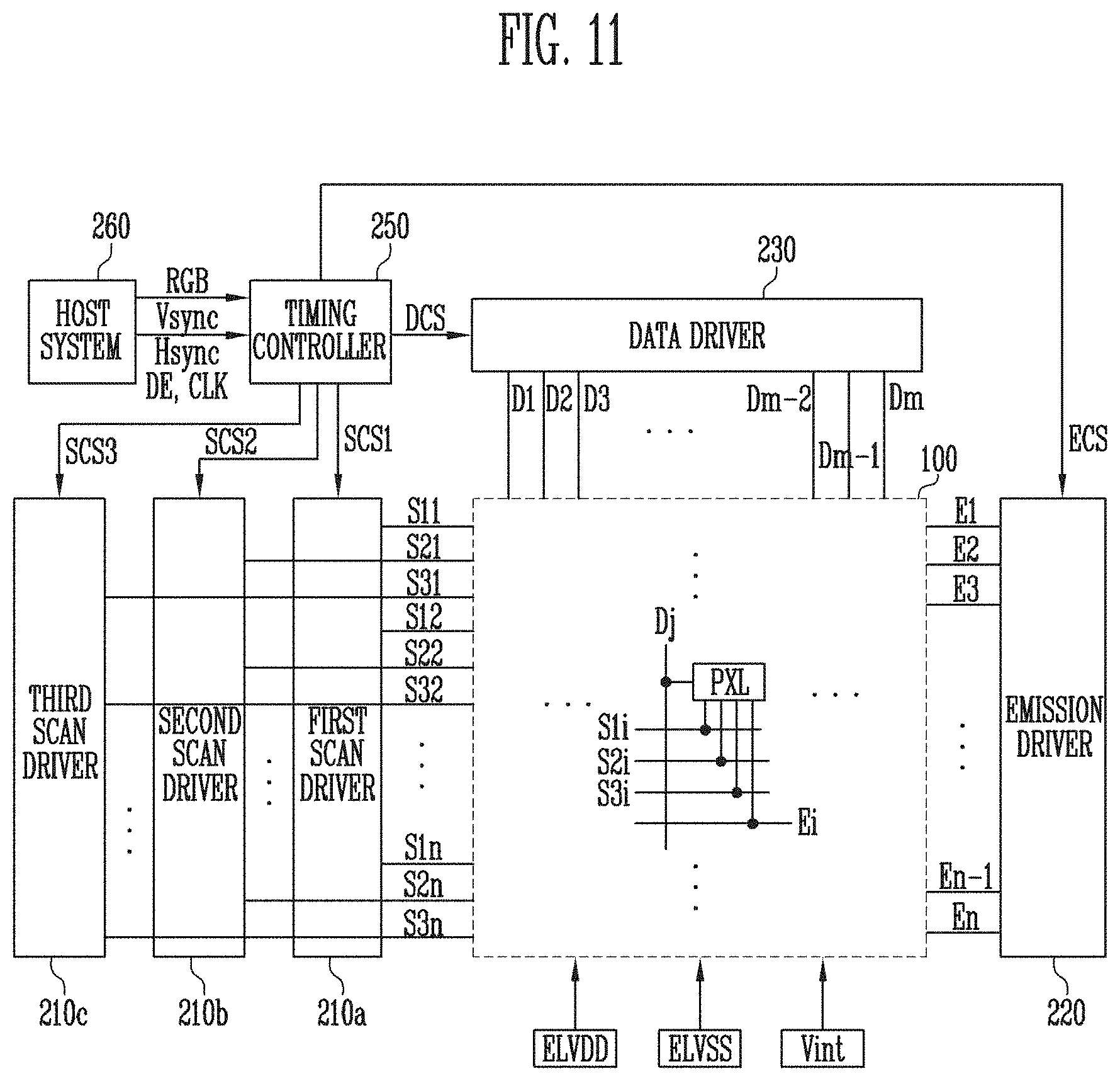 Patent US11783781 Figure 14 – Organic light emitting display device