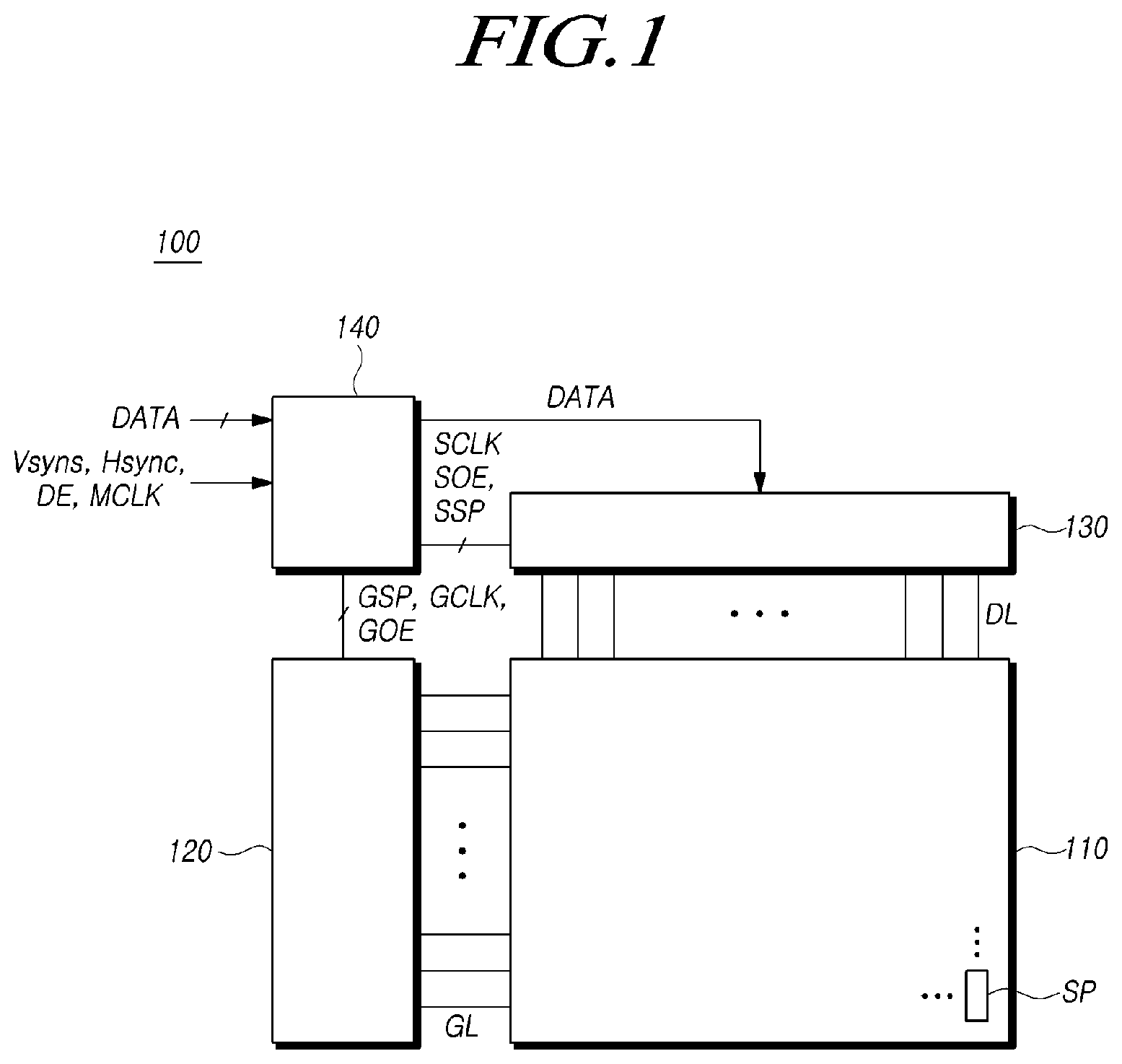 Patent US11783784 Figure 1 – Display device, driving circuit and driving method