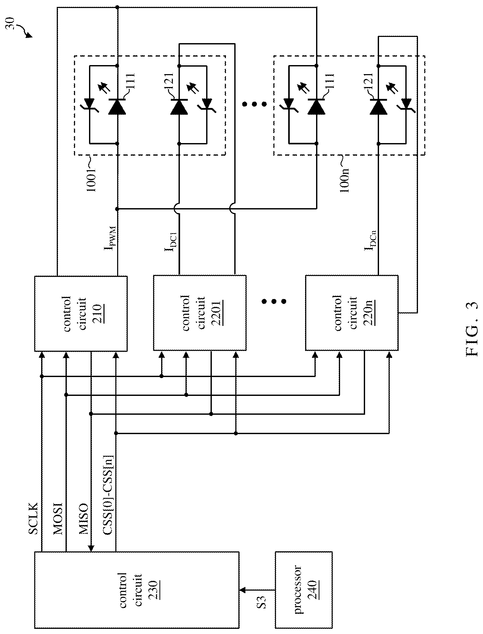 Patent US11783785 Figure 2 – LED device having diodes controlled by different signals, operating method of the same, and display device