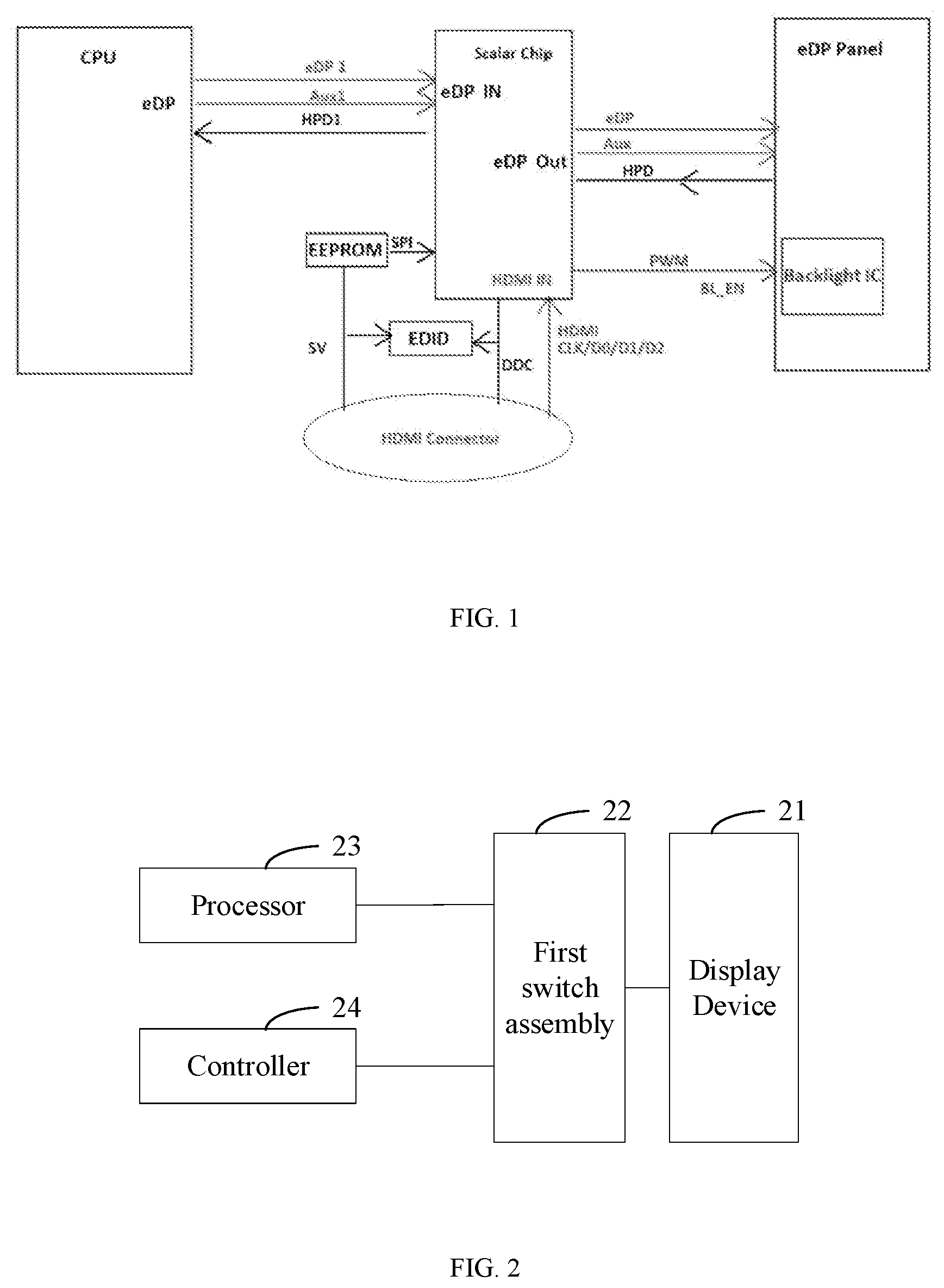 Patent US11783786 Figure 1 – Electronic apparatus
