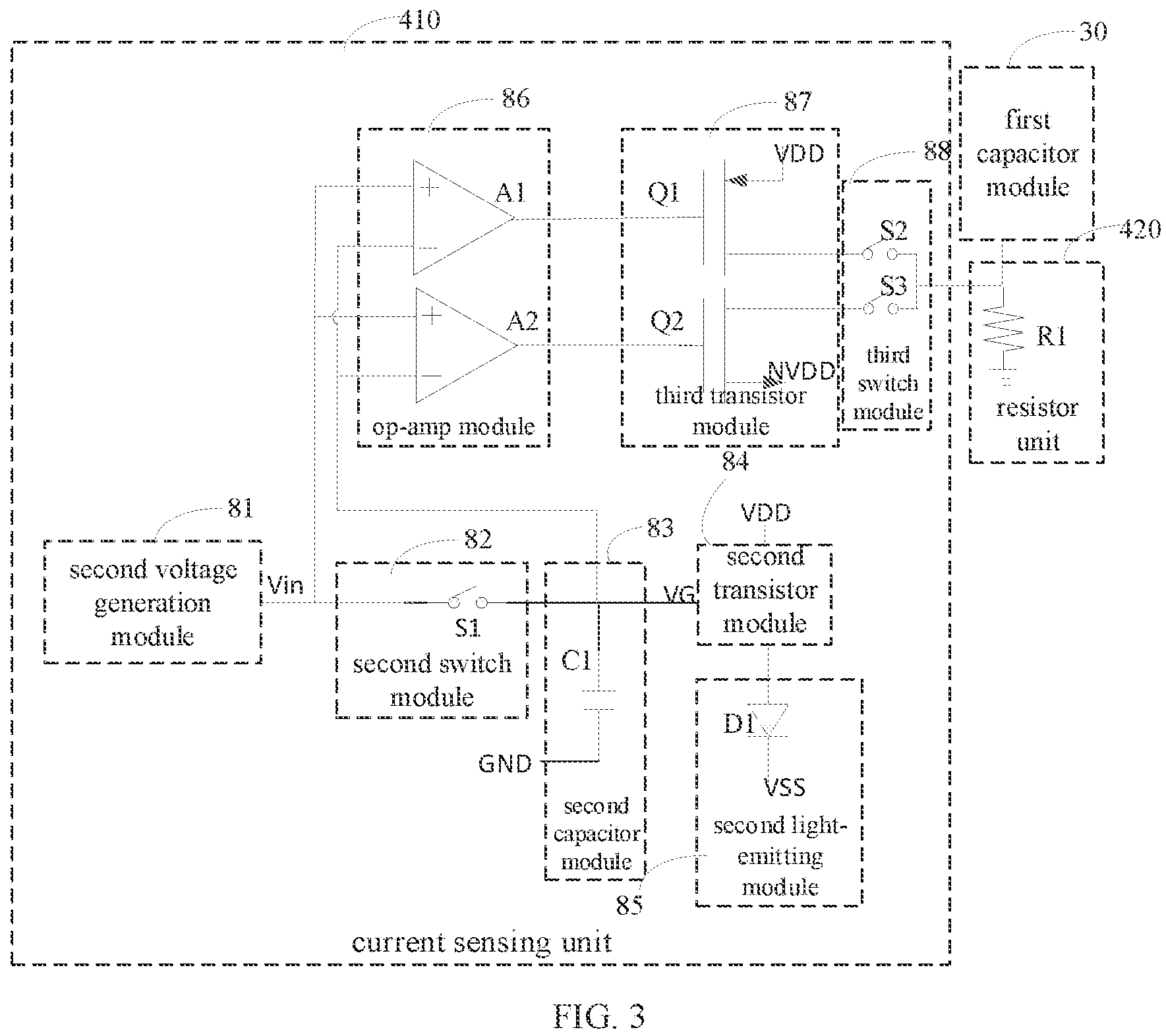Patent US11783787 Figure 2 – Driving device and electronic apparatus