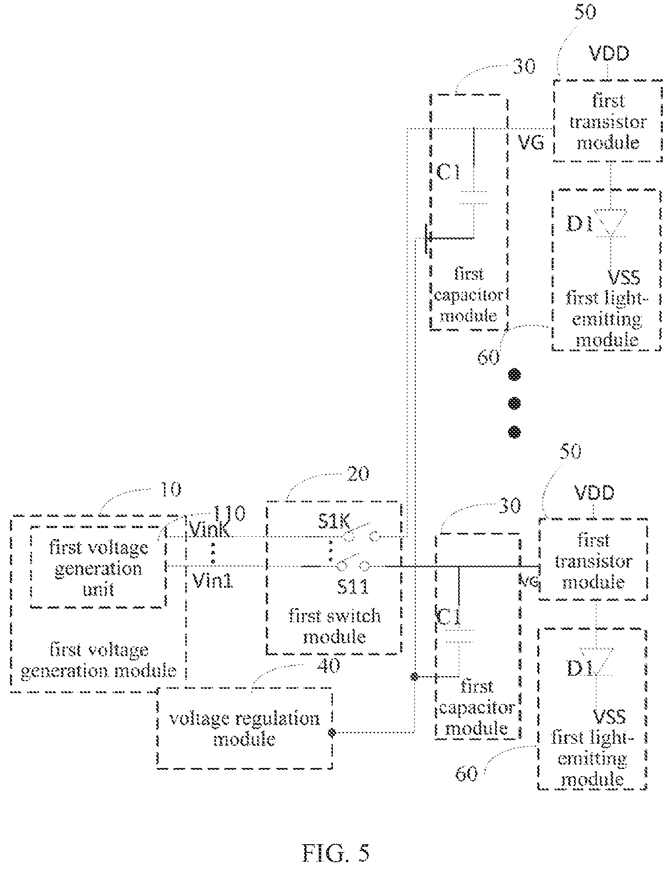 Patent US11783787 Figure 4 – Driving device and electronic apparatus