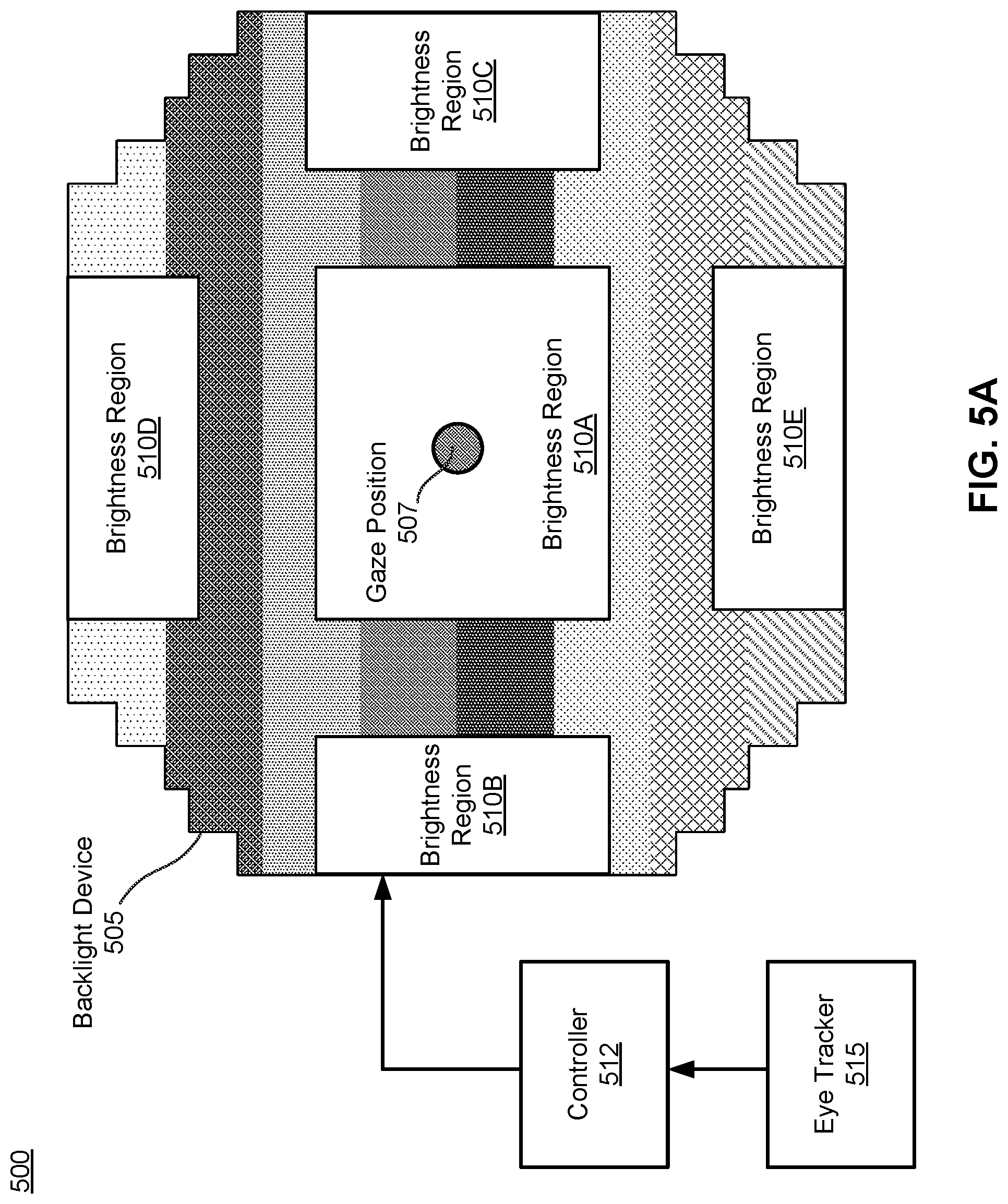 Patent US11783789 Figure 7 – Dynamic brightness compensation in display assembly