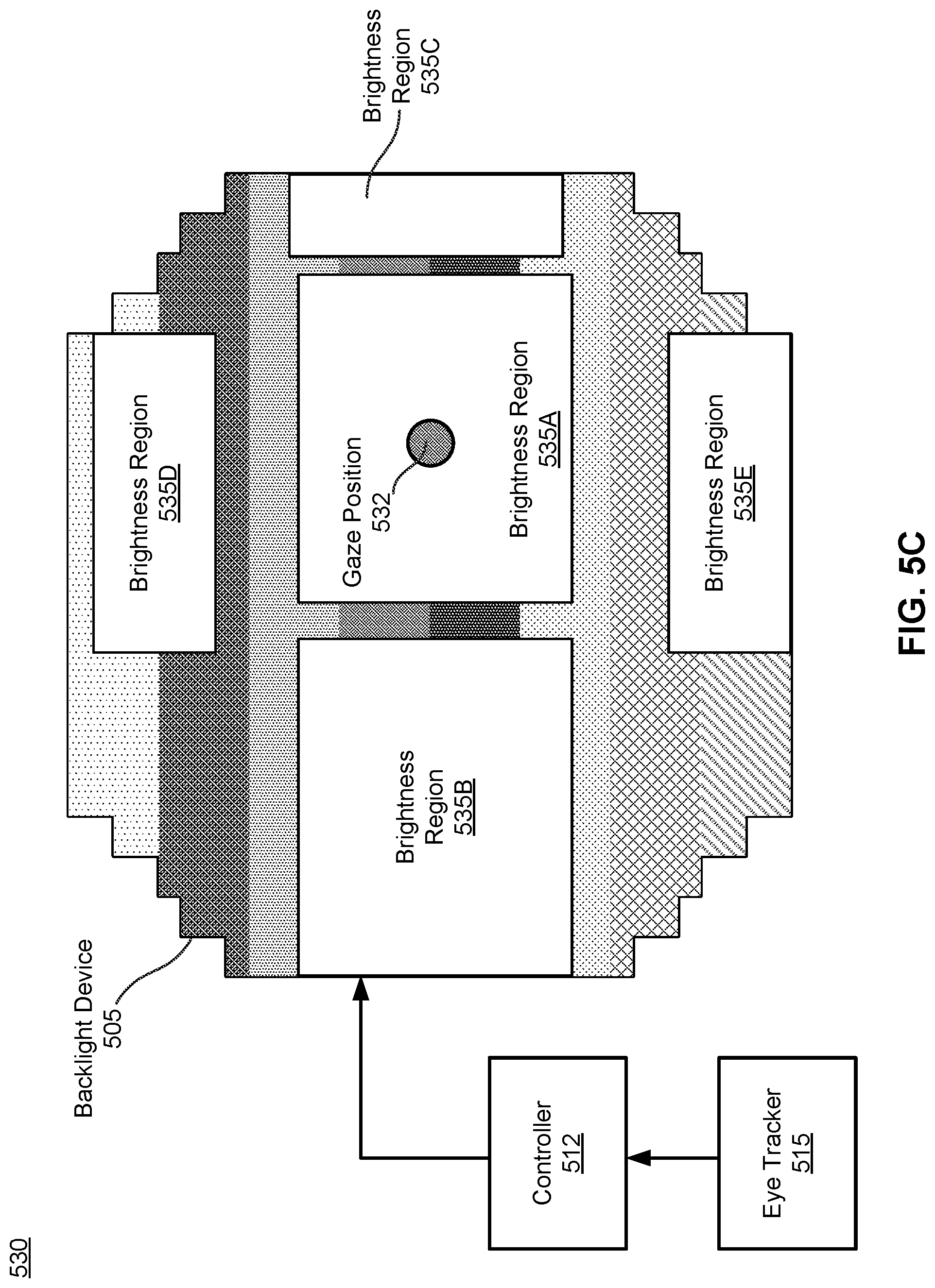 Patent US11783789 Figure 9 – Dynamic brightness compensation in display assembly