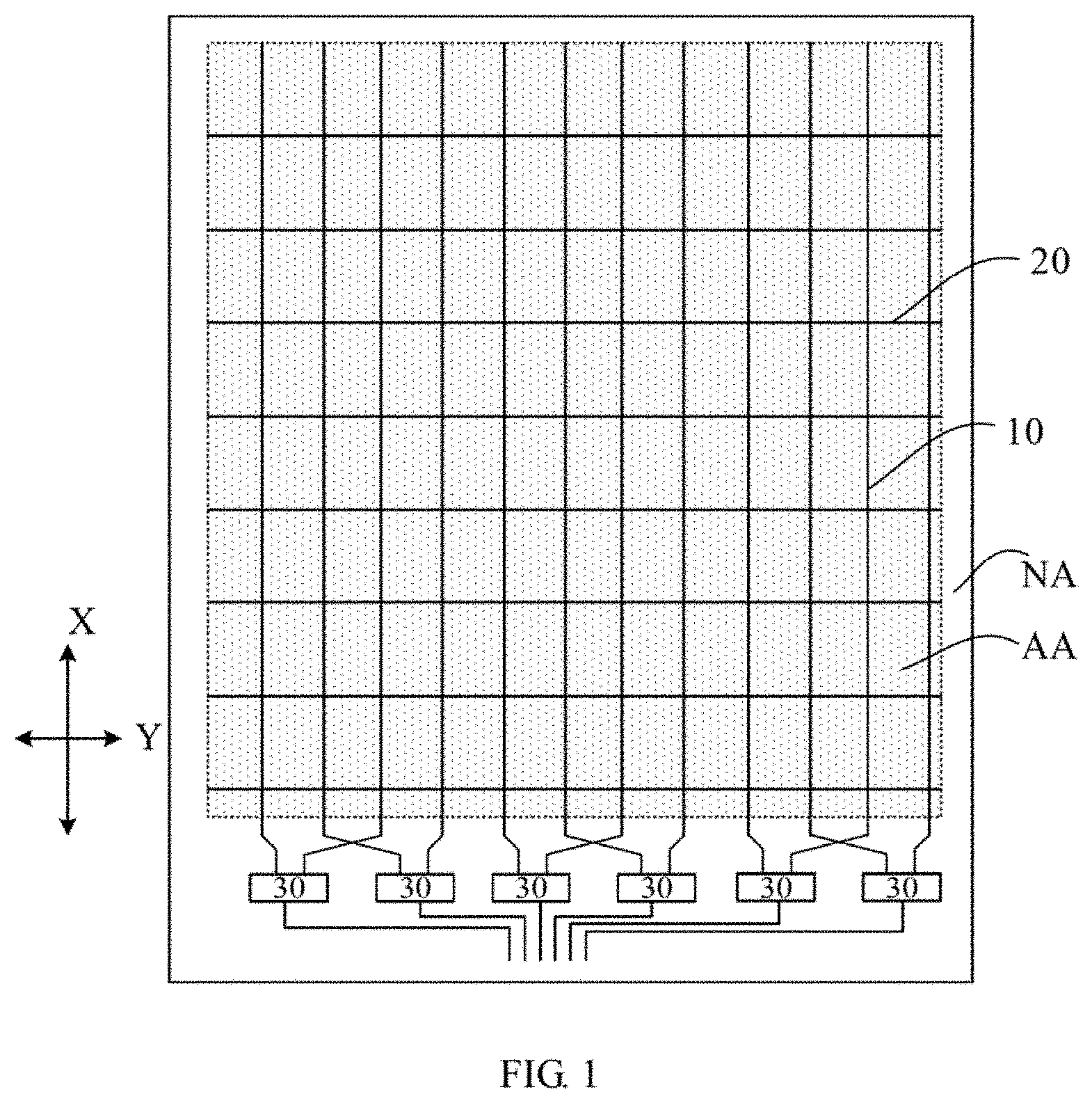 Patent US11783793 Figure 1 – Display panel and display device