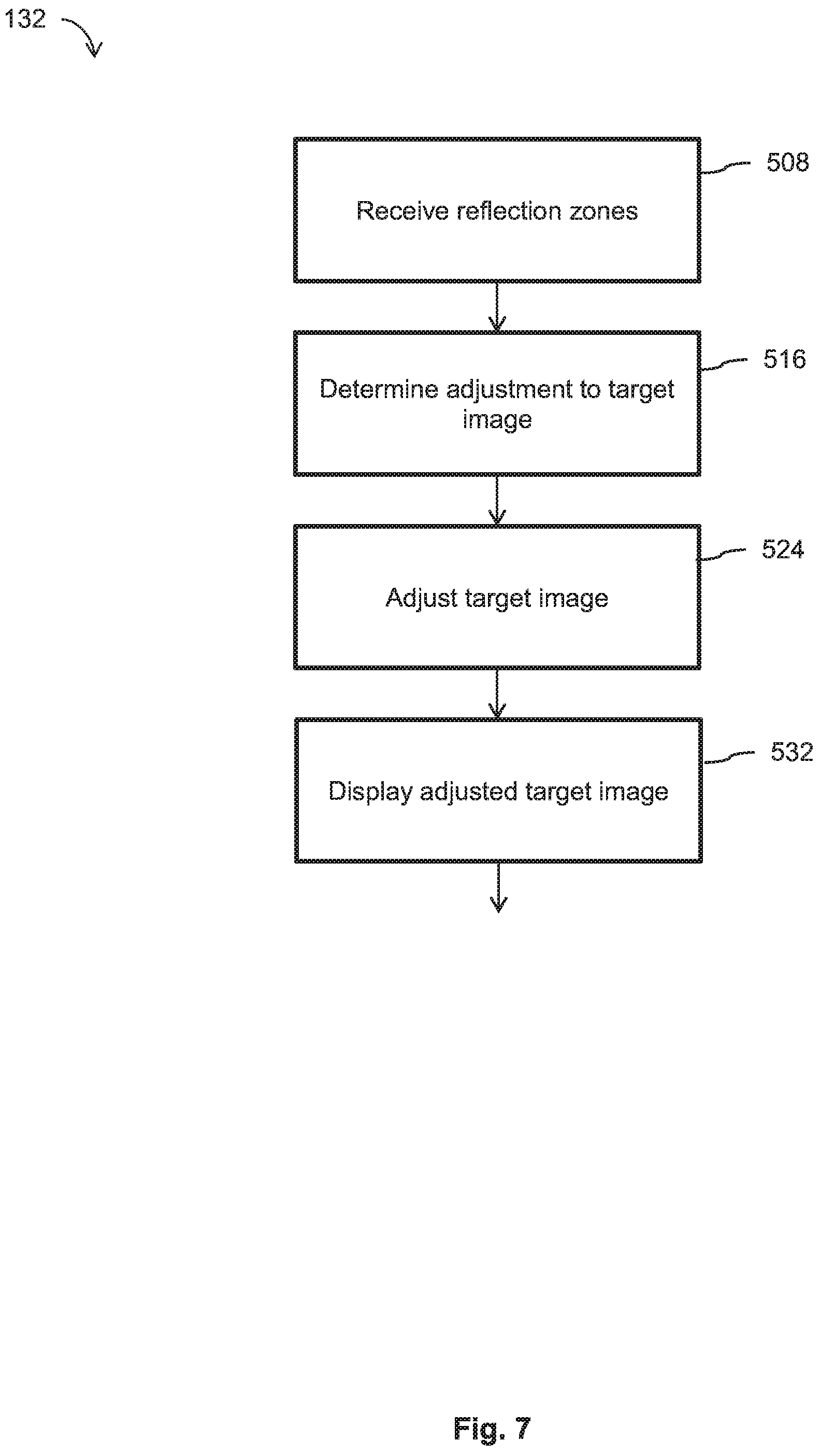 Patent US11783796 Figure 8 – System and method for compensation of reflection on a display device