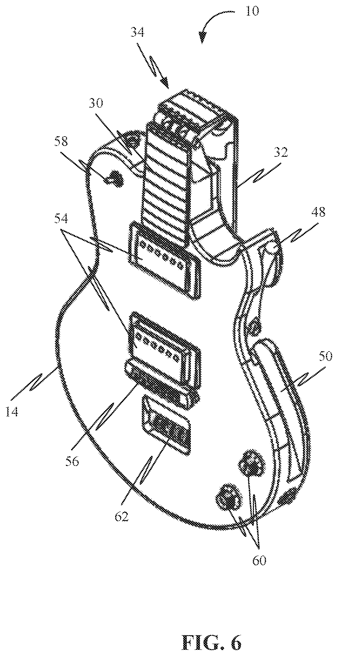 Patent US11783800 Figure 6 – Foldable stringed instrument