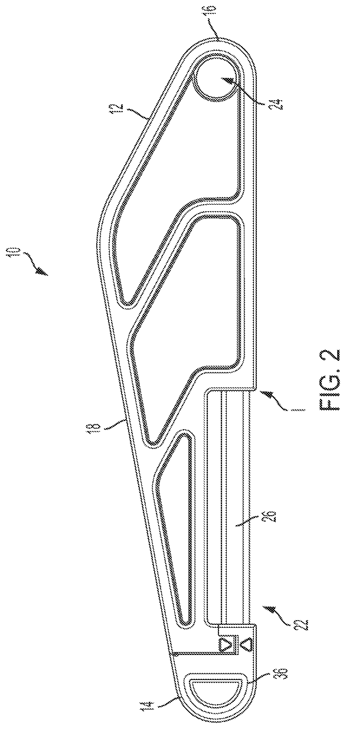 Patent US11783801 Figure 2 – Musical string instrument nut and bridge file