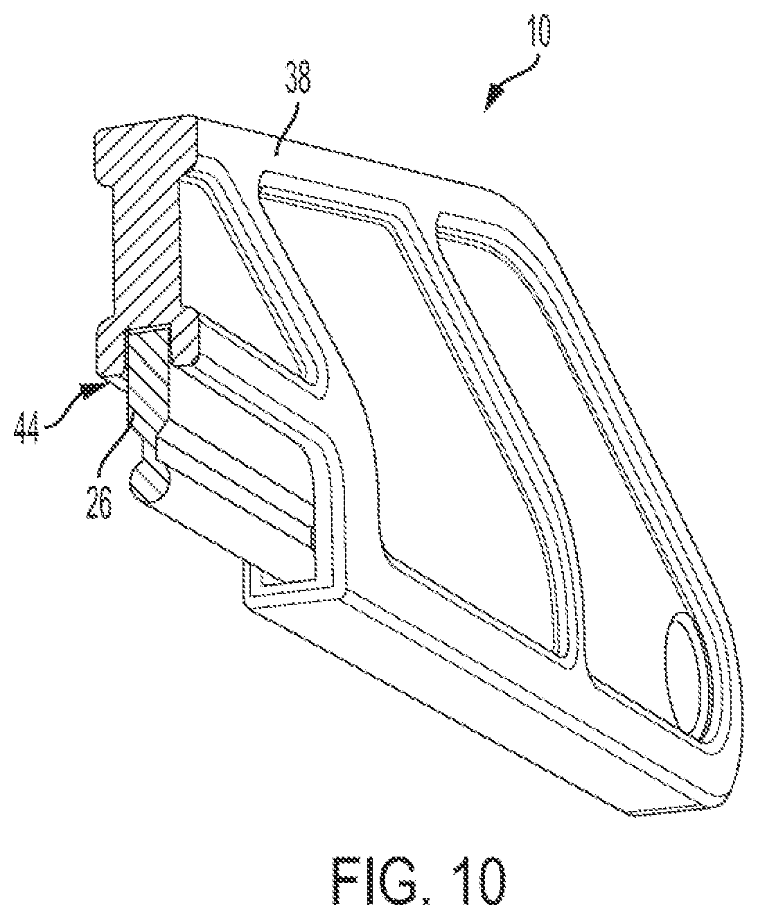 Patent US11783801 Figure 8 – Musical string instrument nut and bridge file