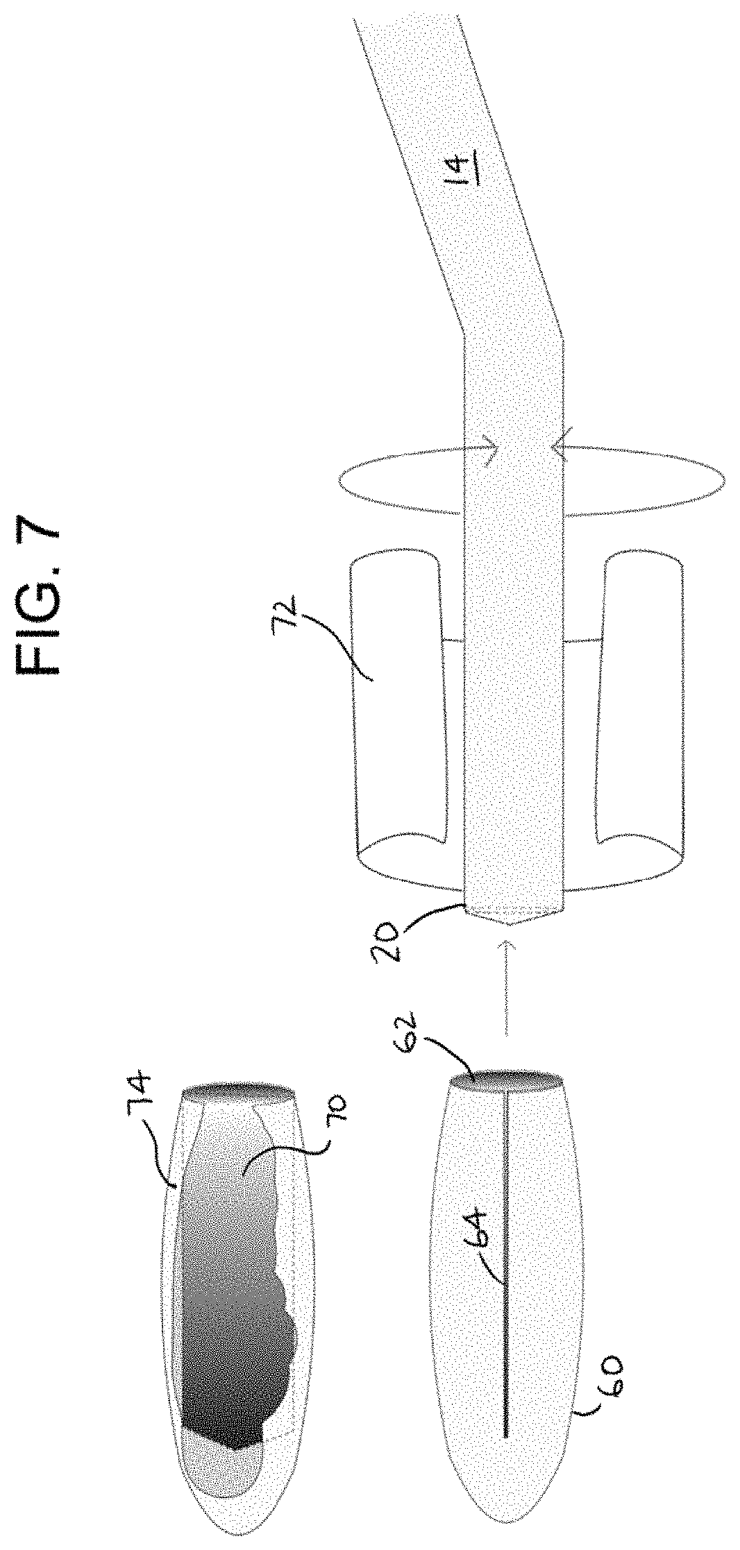 Patent US11783802 Figure 7 – Tremolo bar attachment accessory device