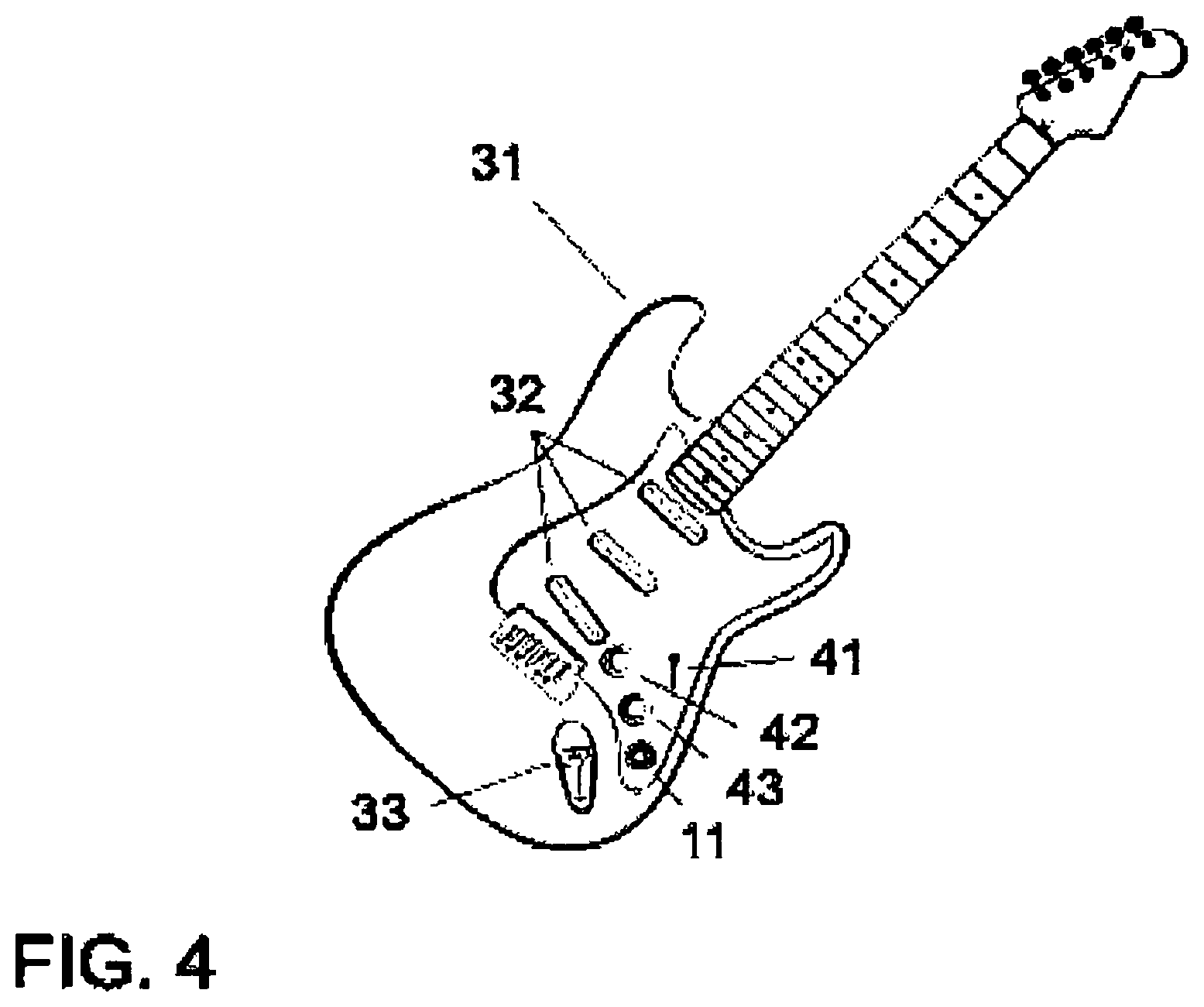 Patent US11783803 Figure 4 – Electronic touch capacitance switch for musical instrument