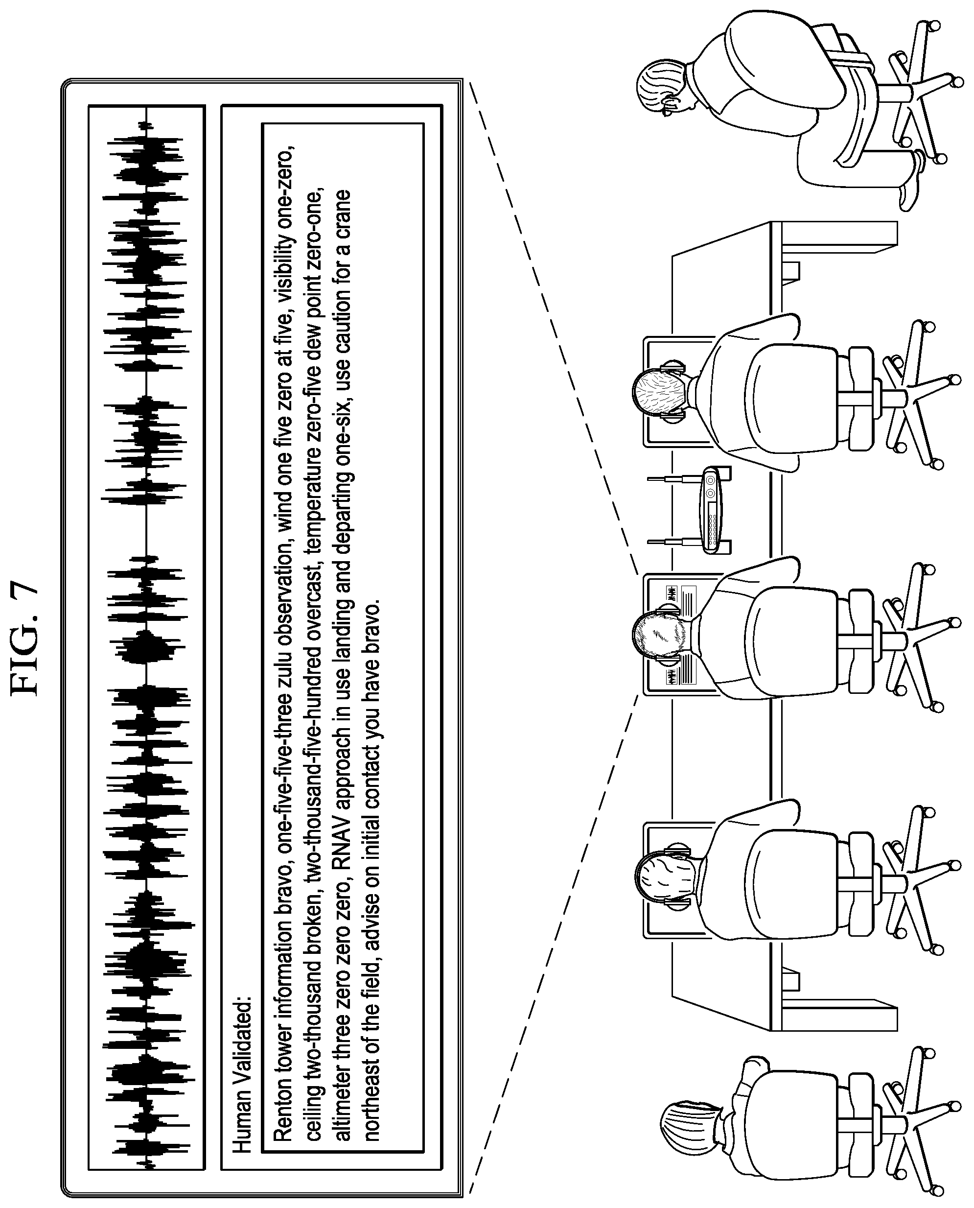 Patent US11783810 Figure 6 – Voice activity detection and dialogue recognition for air traffic control