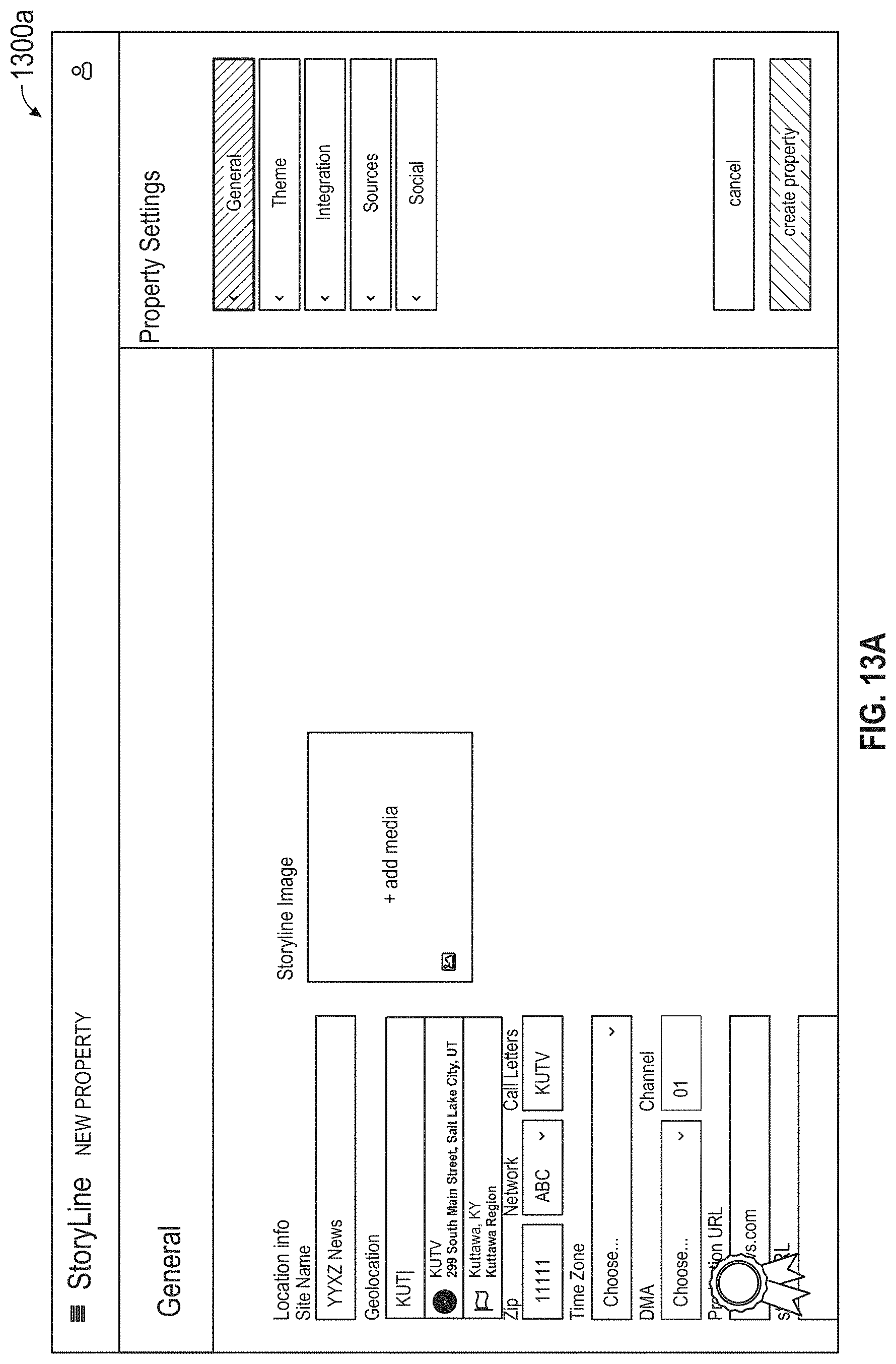 Patent US11783816 Figure 19 – User interface for content and media management and distribution systems