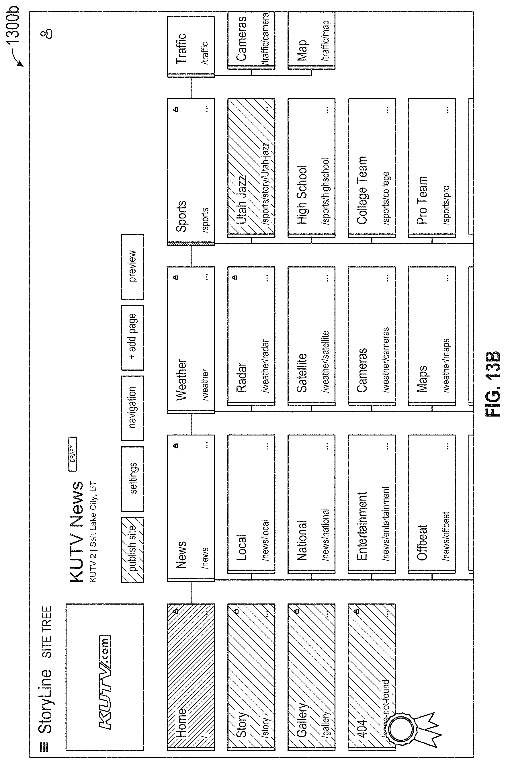 Patent US11783816 Figure 20 – User interface for content and media management and distribution systems