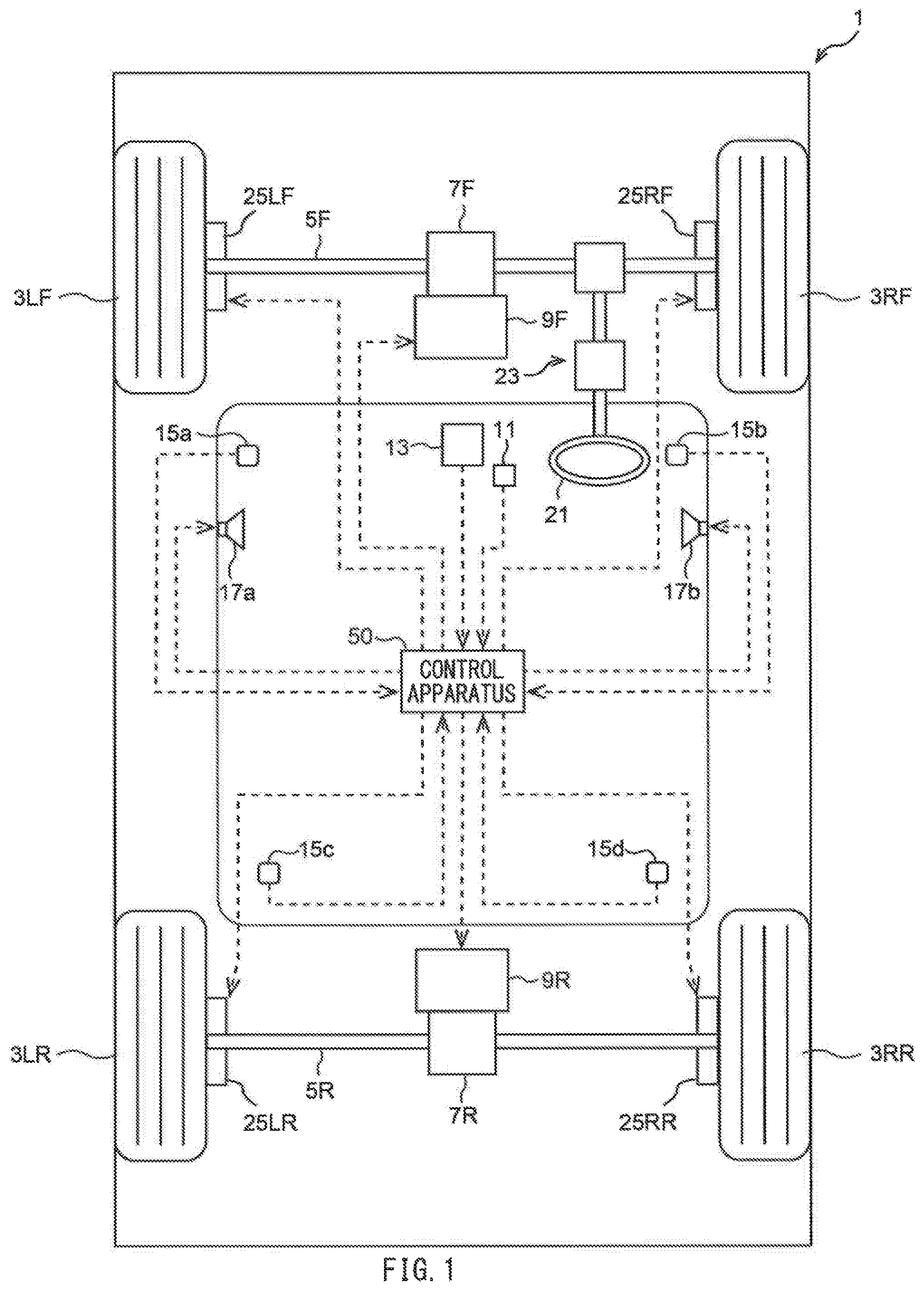 Patent US11783823 Figure 1 – Vehicle control apparatus