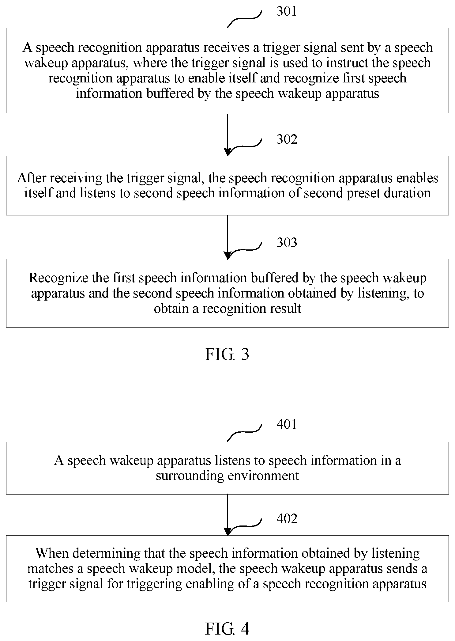 Patent US11783825 Figure 2 – Speech recognition method, speech wakeup apparatus, speech recognition apparatus, and terminal