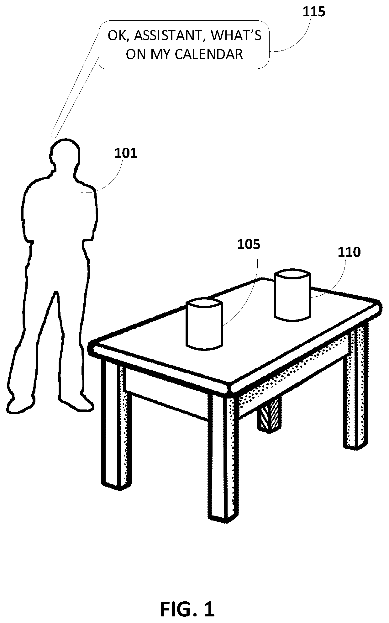 Patent US11783828 Figure 1 – Combining responses from multiple automated assistants