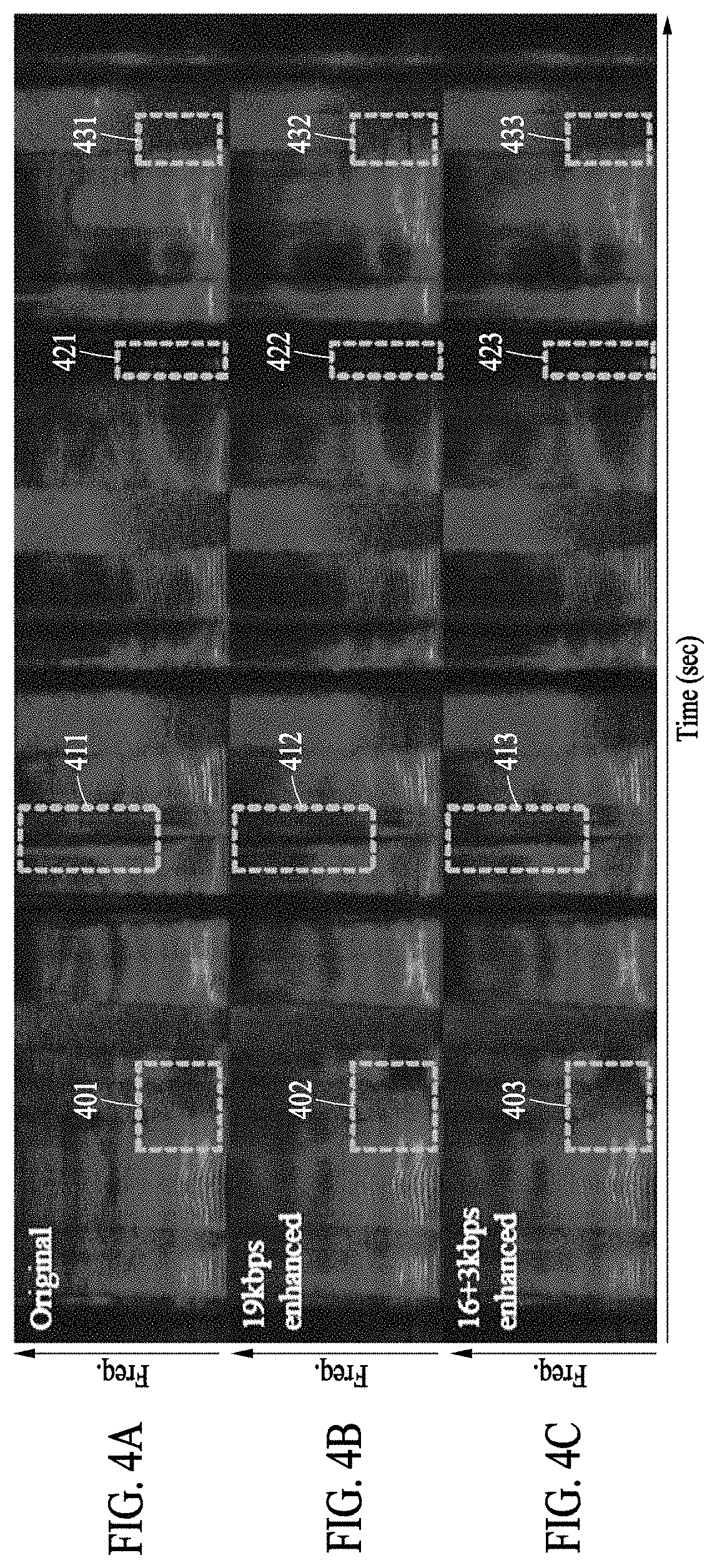 Patent US11783844 Figure 4 – Methods of encoding and decoding audio signal using side information, and encoder and decoder for performing the methods
