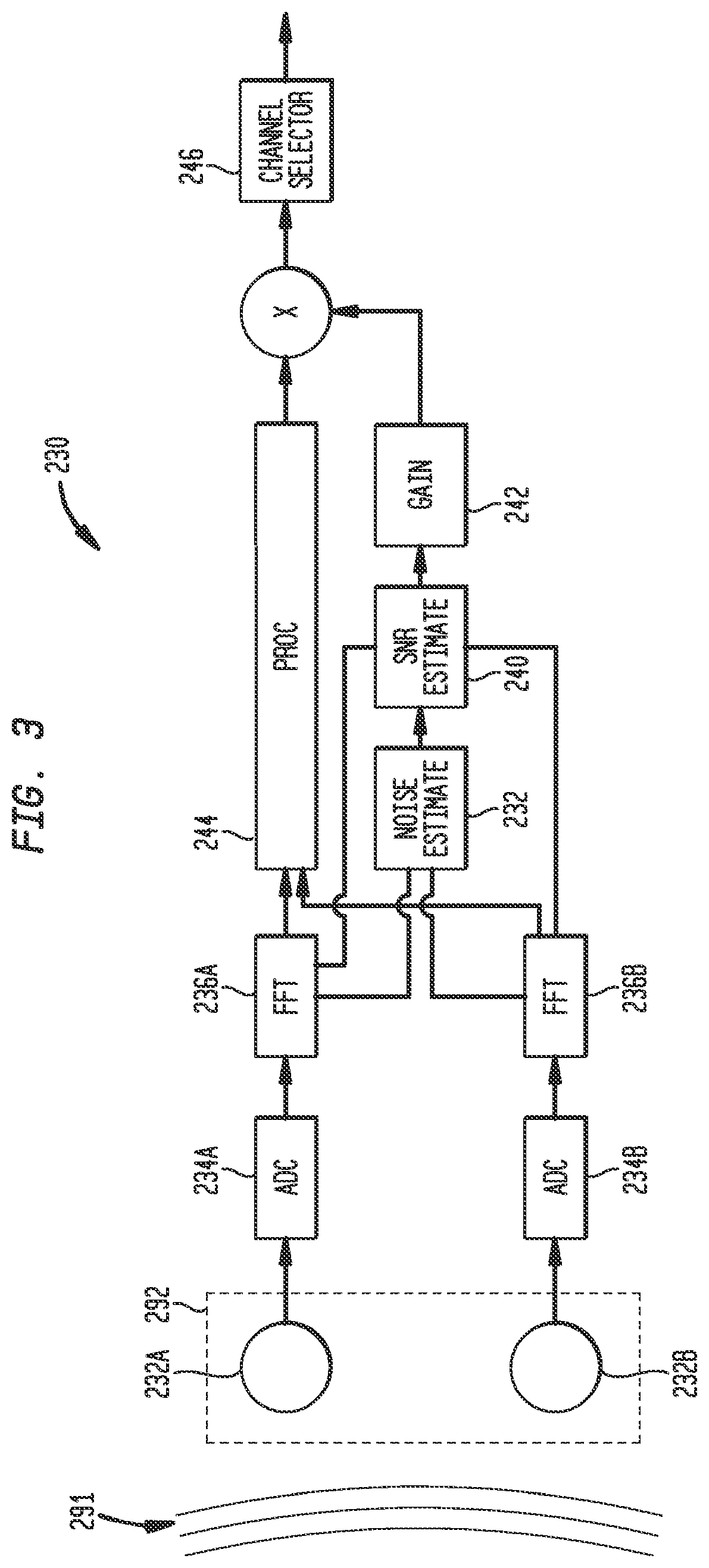 Patent US11783845 Figure 4 – Sound processing with increased noise suppression