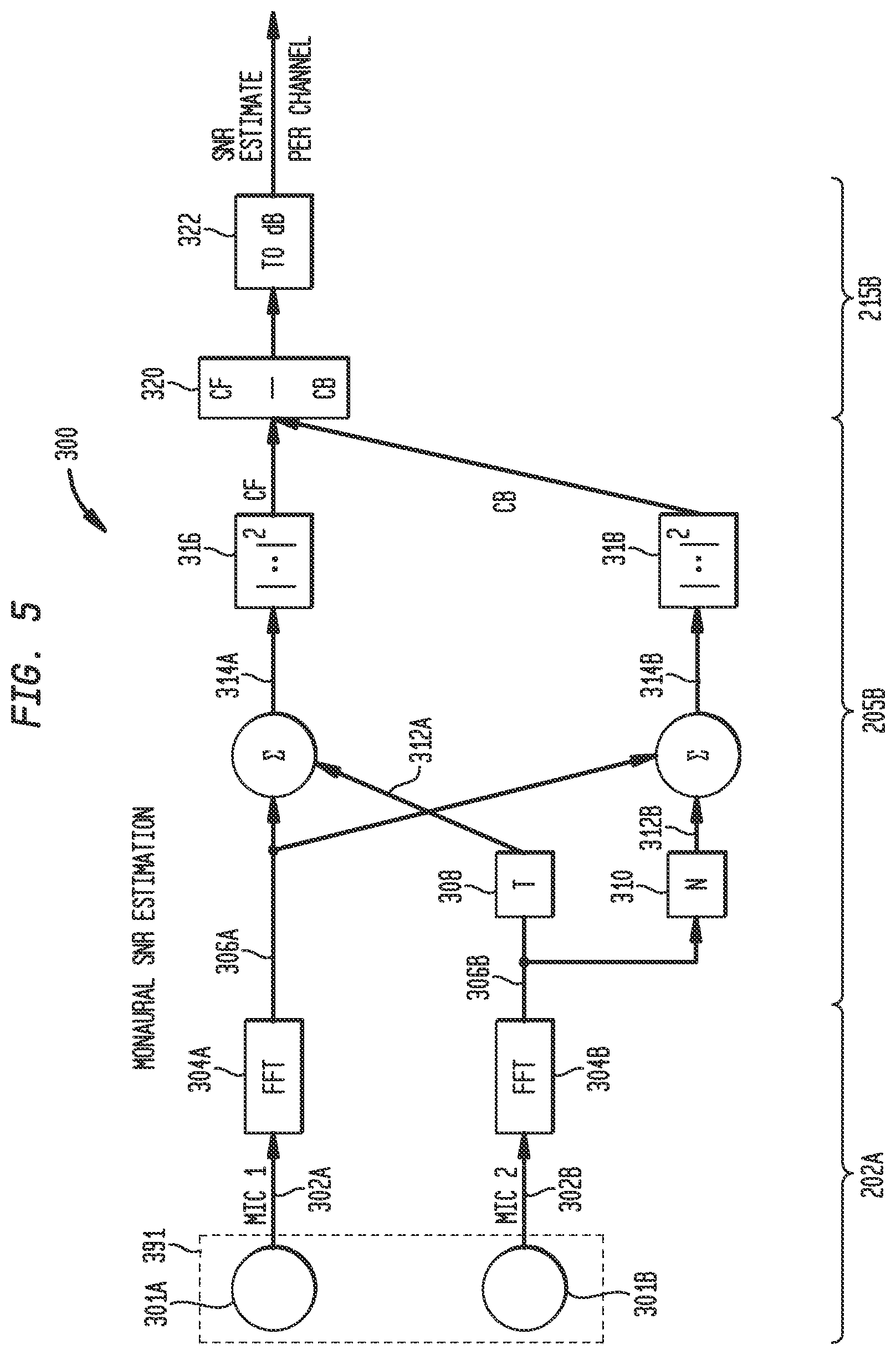 Patent US11783845 Figure 6 – Sound processing with increased noise suppression