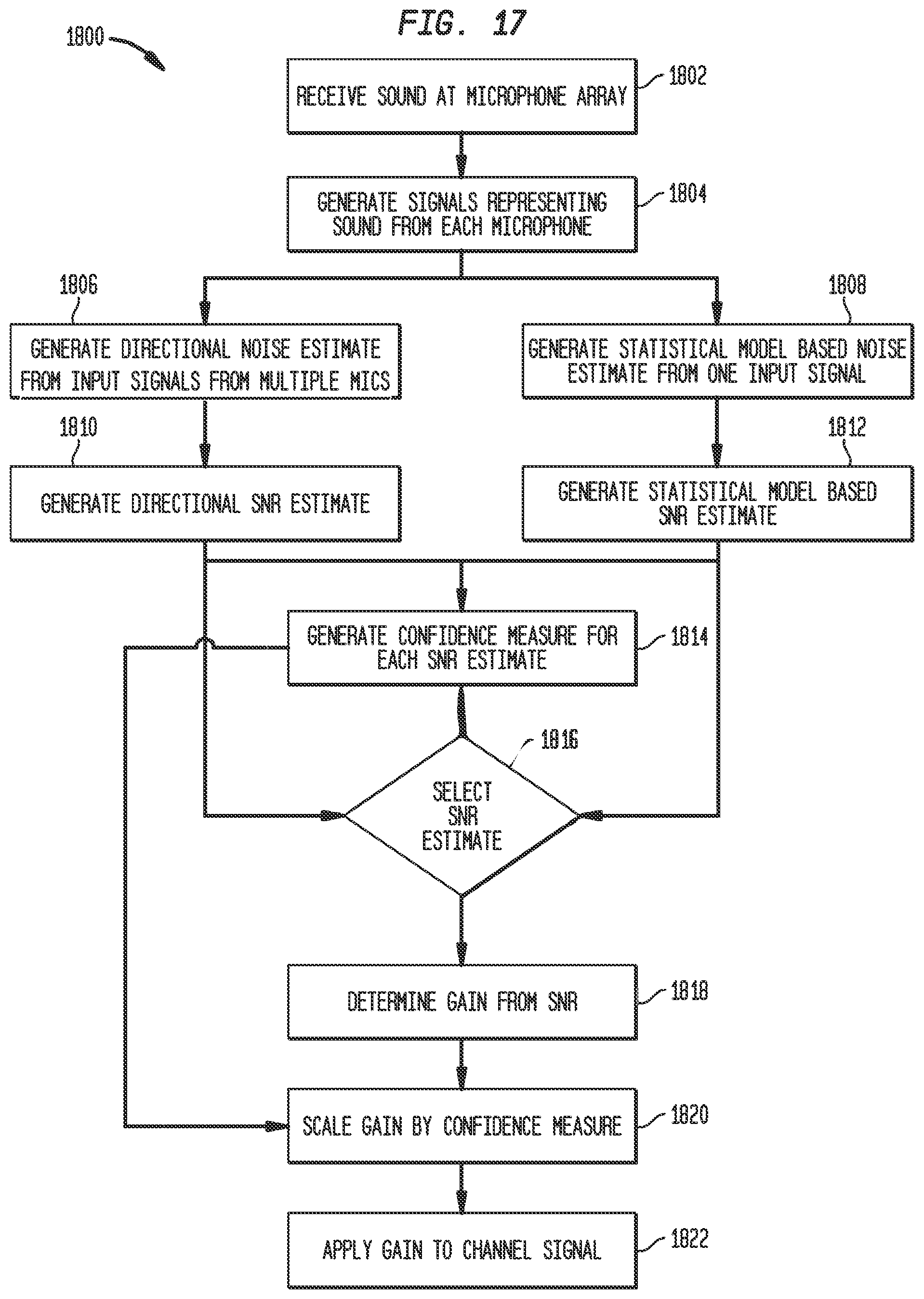 Patent US11783845 Figure 15 – Sound processing with increased noise suppression