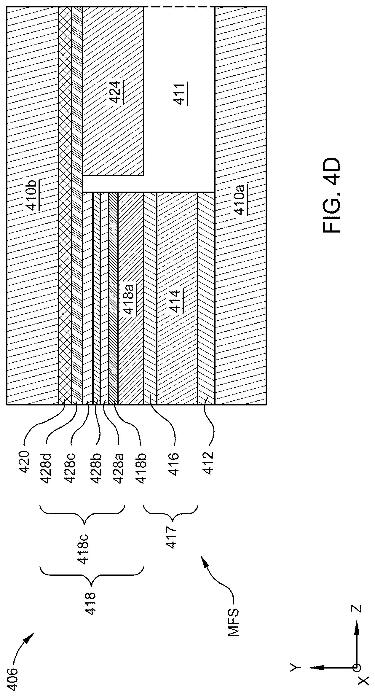 Patent US11783853 Figure 7 – Topological insulator based spin torque oscillator reader