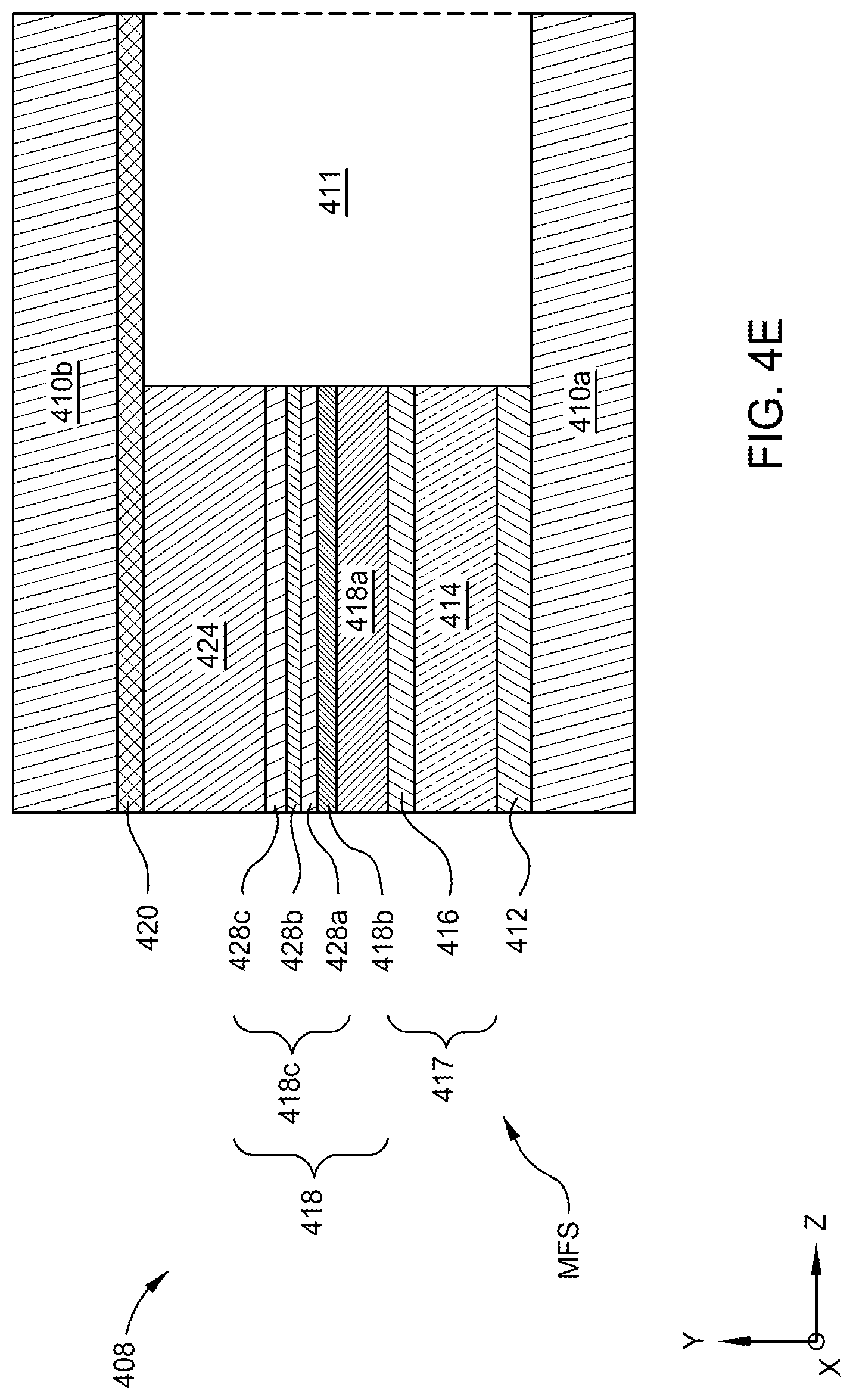 Patent US11783853 Figure 8 – Topological insulator based spin torque oscillator reader