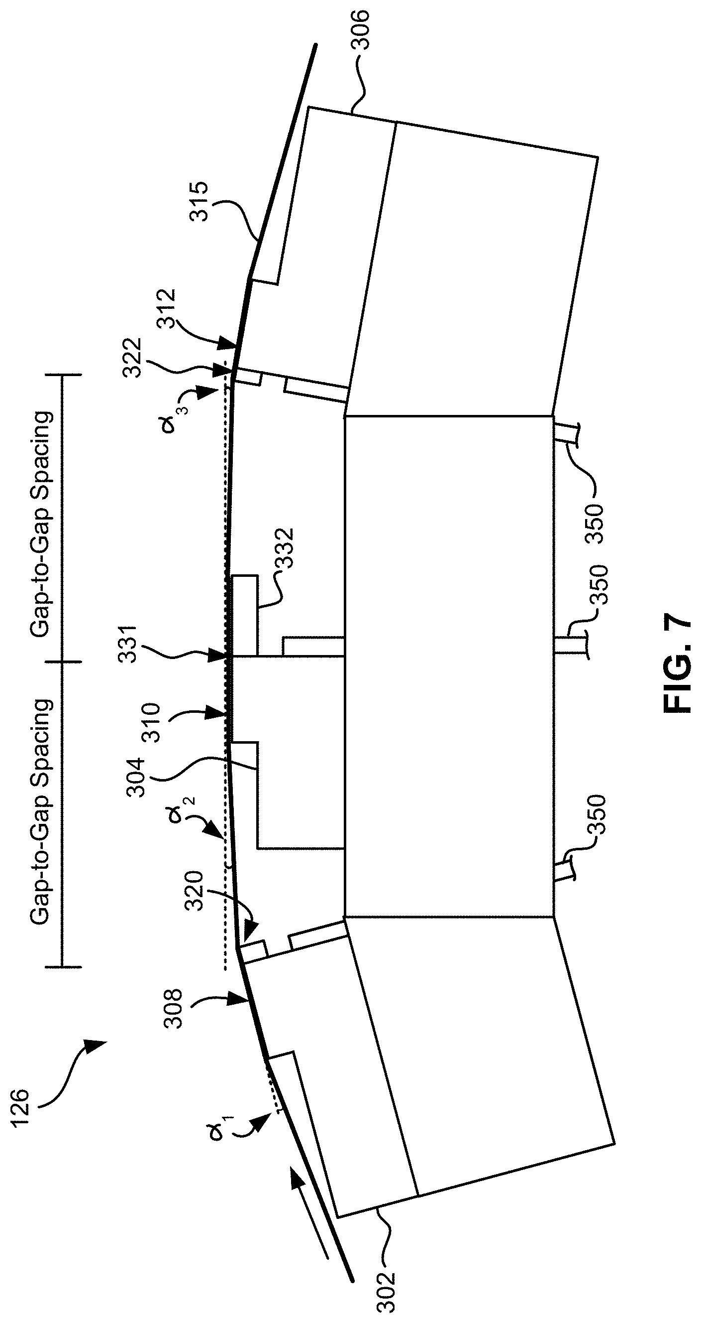 Patent US11783857 Figure 7 – Data storage system and magnetic tape recording media with features for correcting the combined effects of tape skew and tape dimensional stability