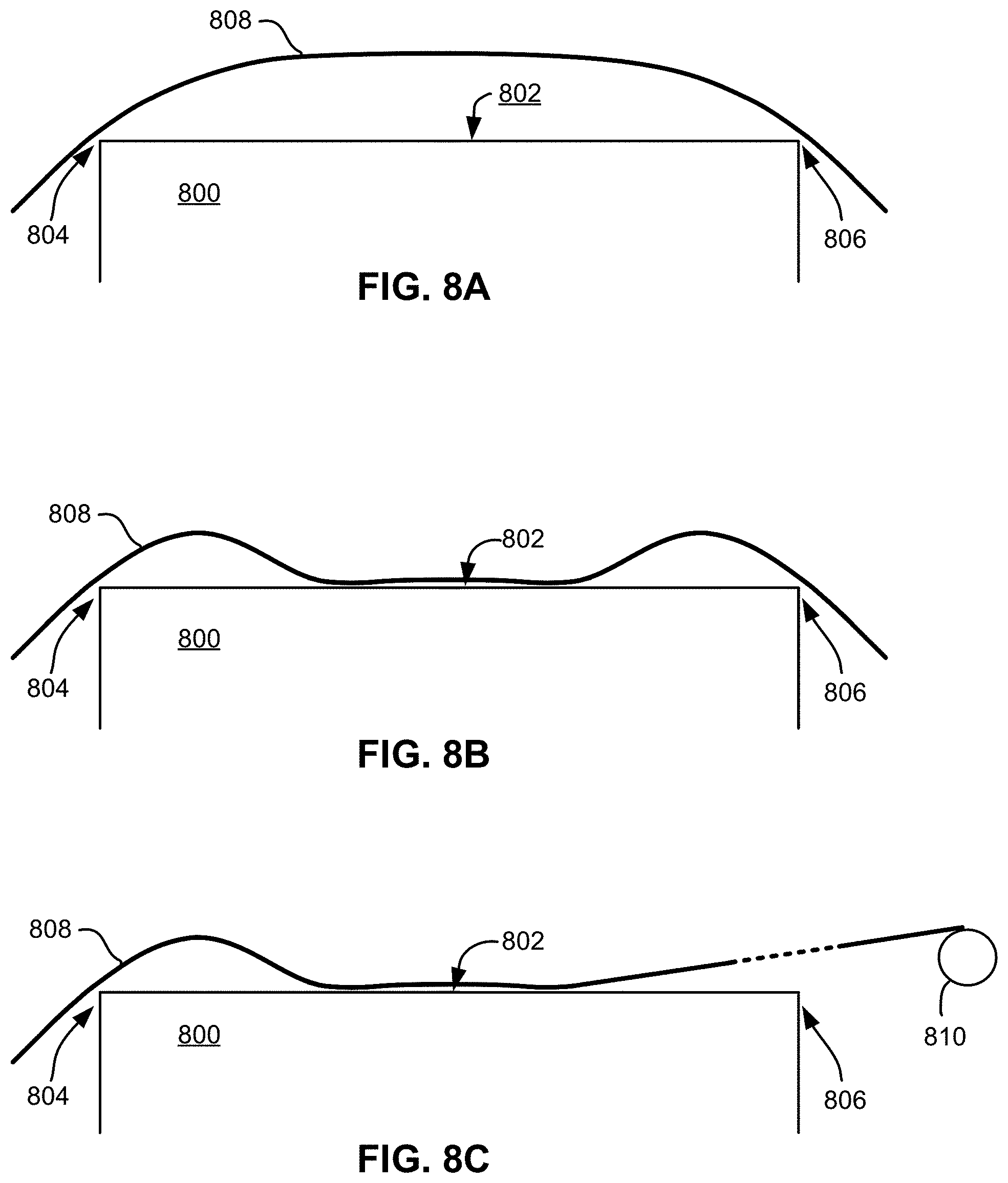 Patent US11783857 Figure 8 – Data storage system and magnetic tape recording media with features for correcting the combined effects of tape skew and tape dimensional stability