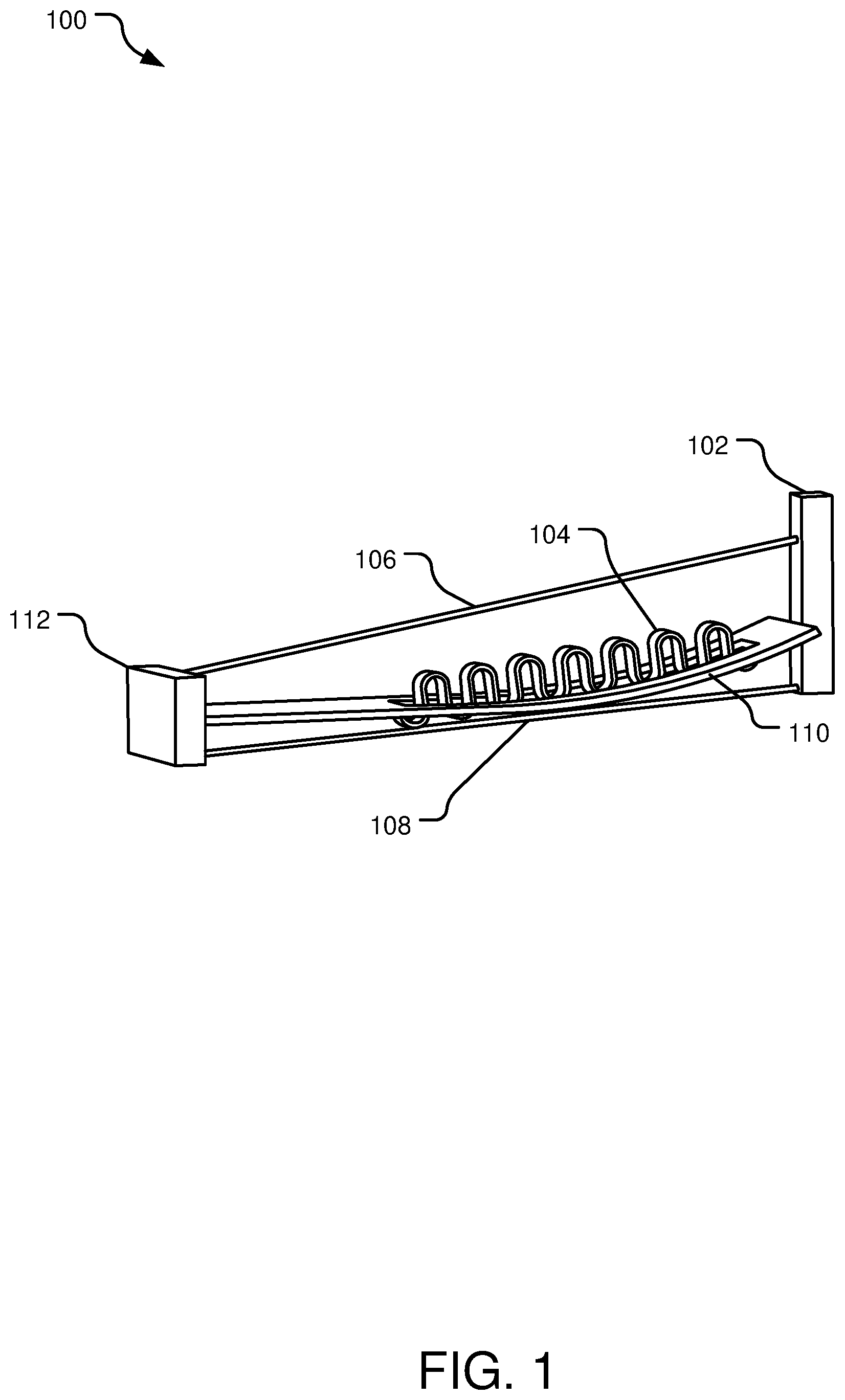 Patent US11783858 — Shape memory alloy based actuator latch — Figure 1