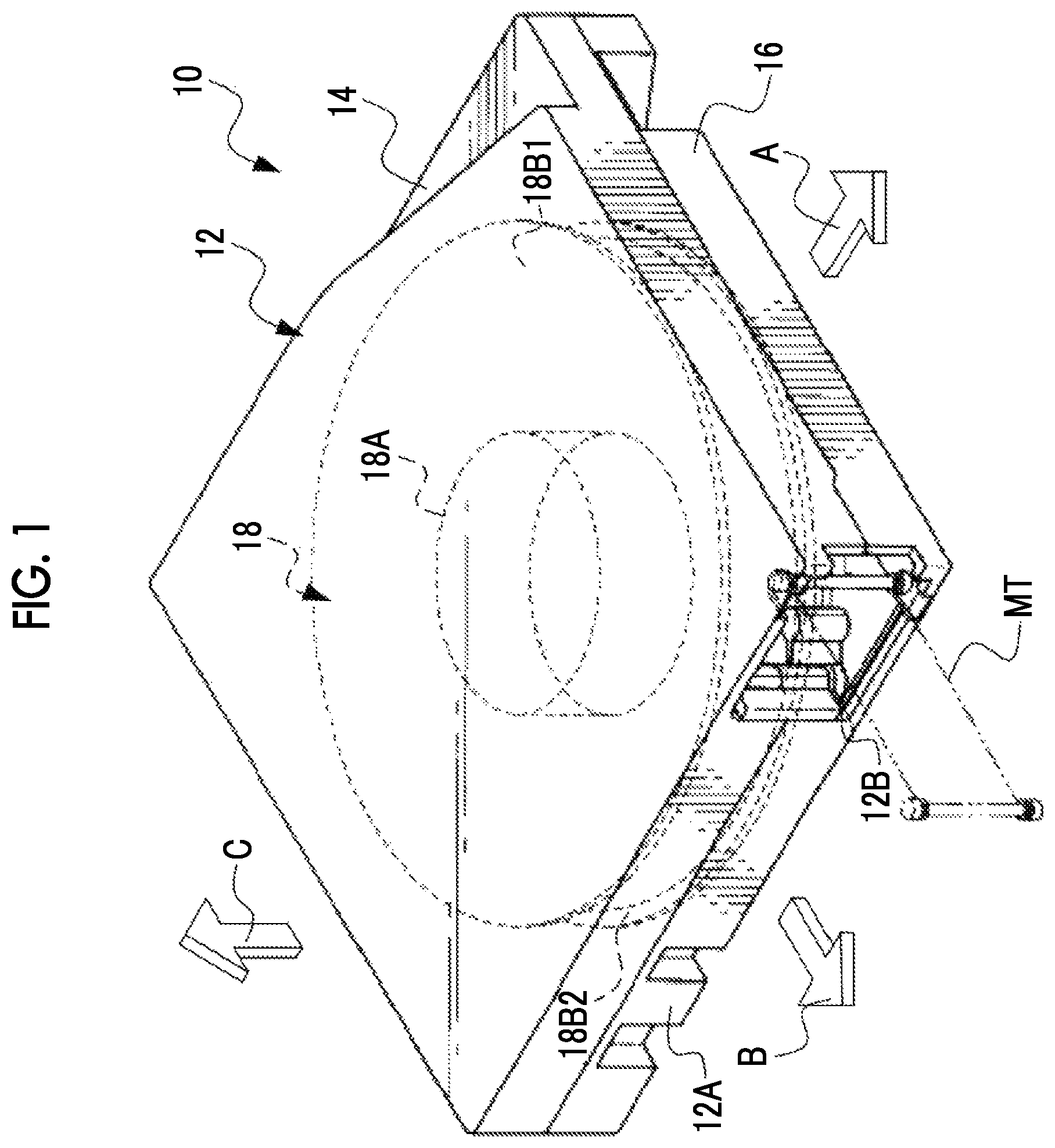 Patent US11783859 Figure 1 – Noncontact communication medium, magnetic tape cartridge, method for operating noncontact communication medium, and program