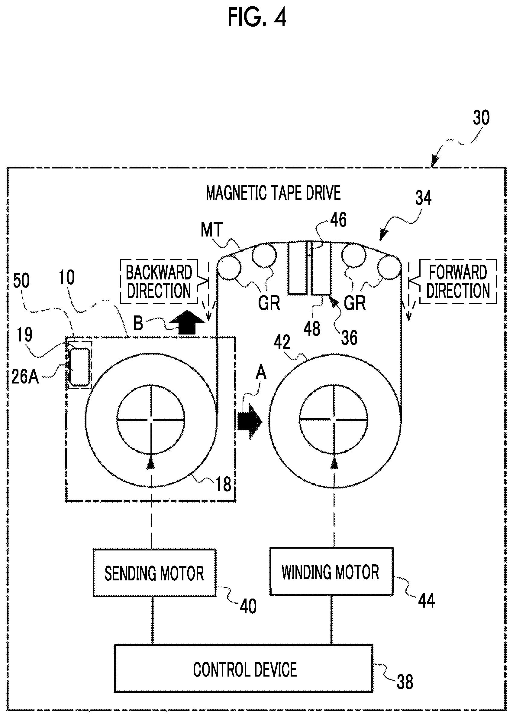 Patent US11783859 Figure 4 – Noncontact communication medium, magnetic tape cartridge, method for operating noncontact communication medium, and program