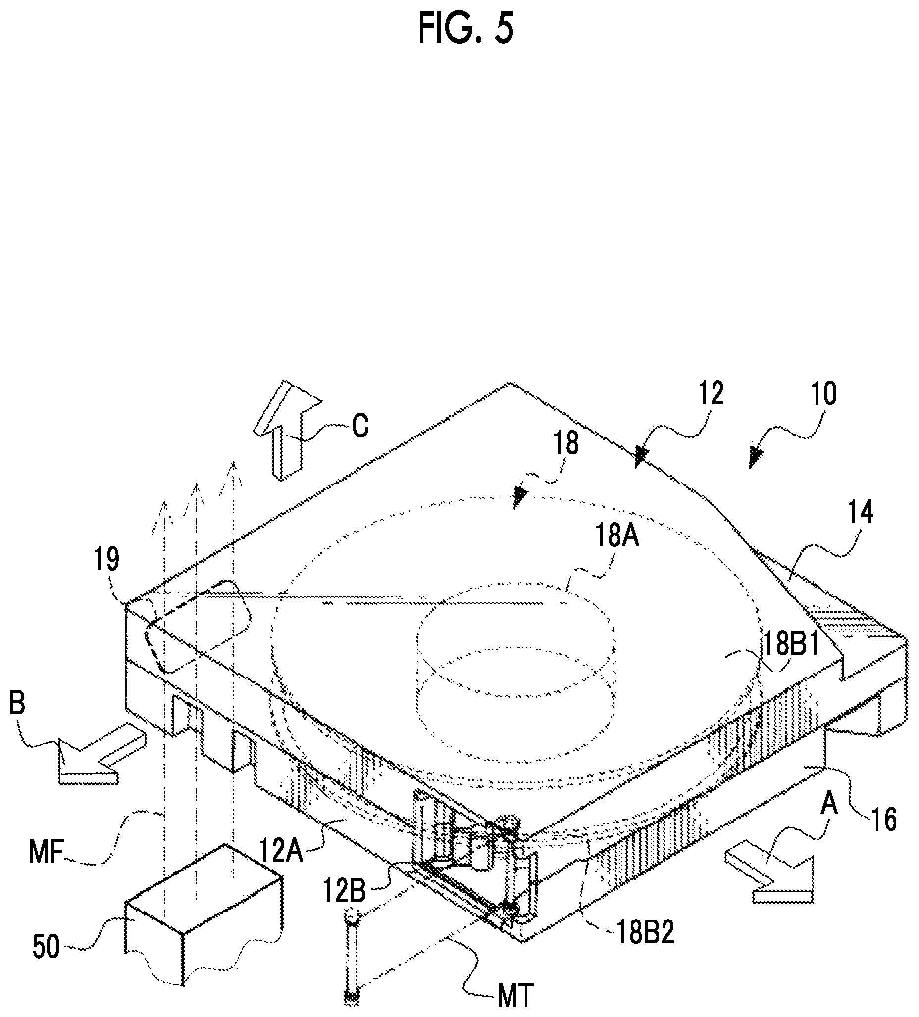 Patent US11783859 Figure 5 – Noncontact communication medium, magnetic tape cartridge, method for operating noncontact communication medium, and program