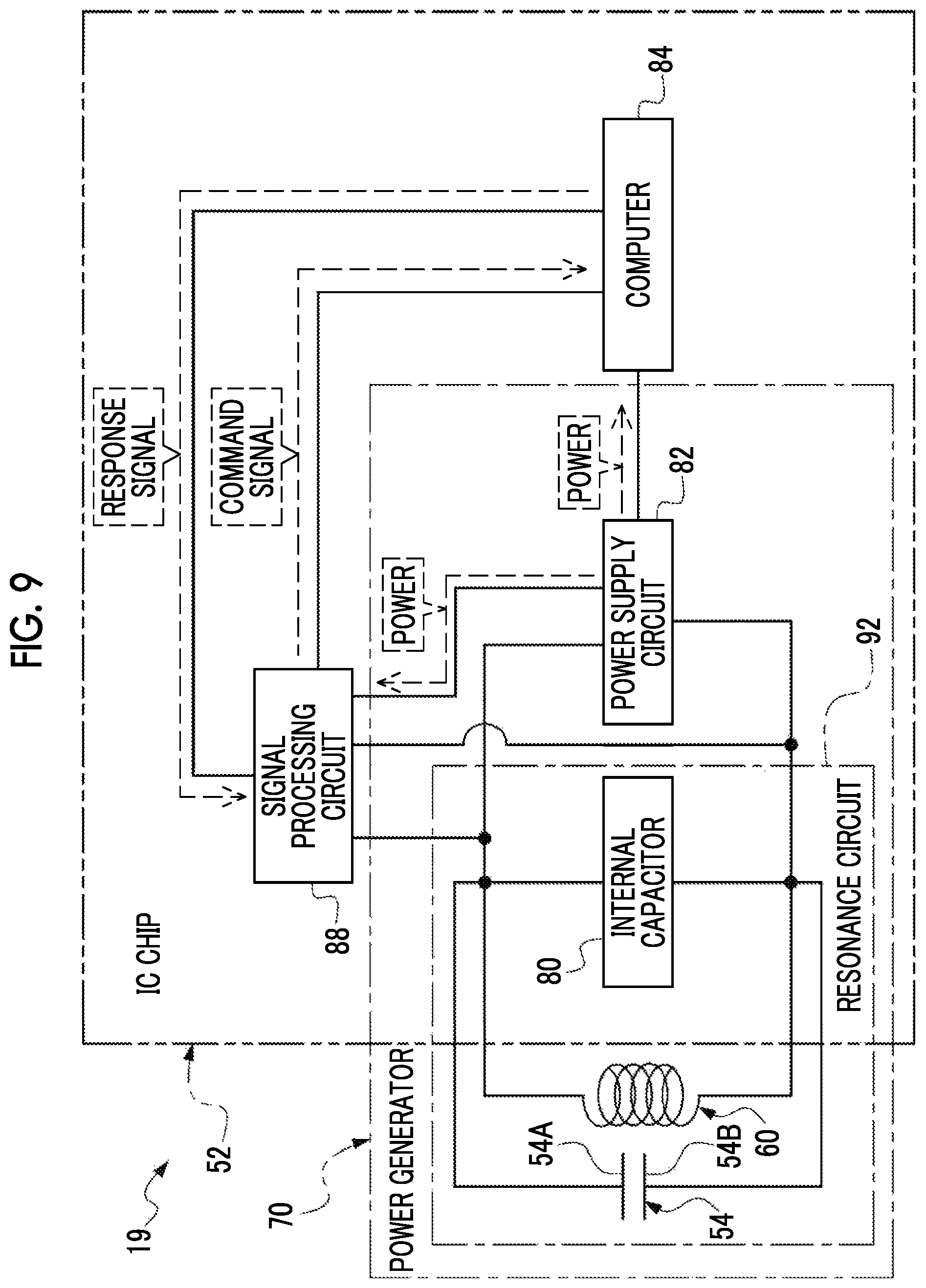 Patent US11783859 Figure 8 – Noncontact communication medium, magnetic tape cartridge, method for operating noncontact communication medium, and program