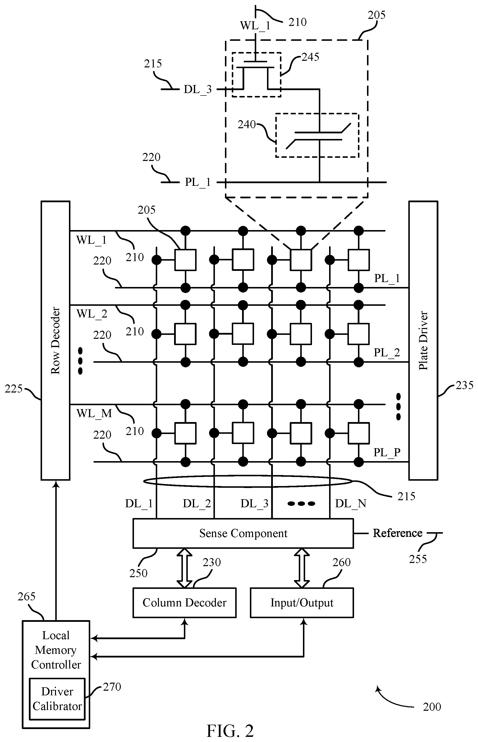 Patent US11783869 Figure 2 – Adjusting parameters of channel drivers based on temperature
