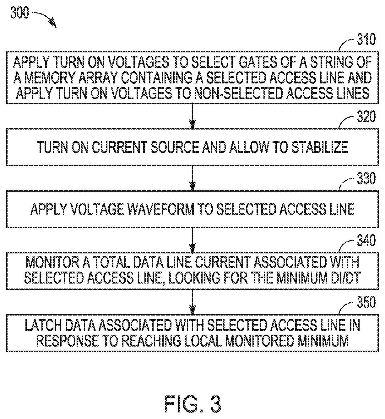 Patent US11783871 Figure 2 – Continuous sensing to determine read points