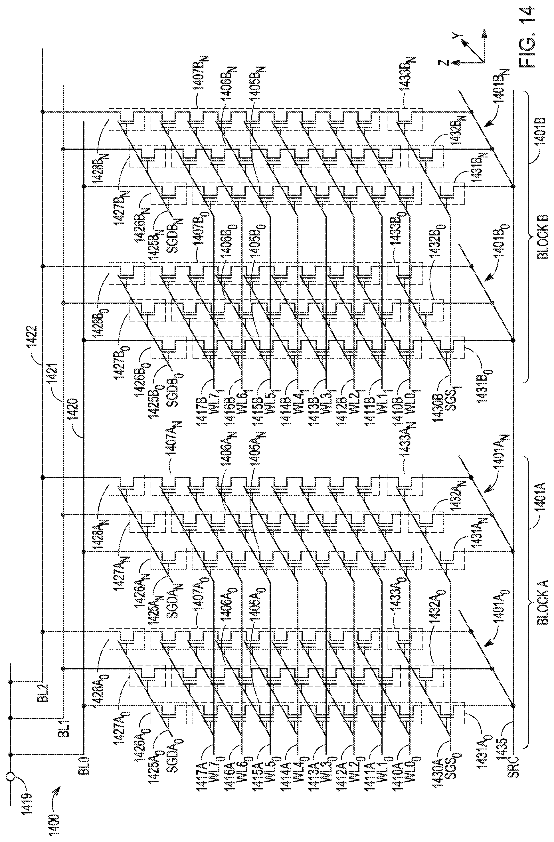 Patent US11783871 Figure 9 – Continuous sensing to determine read points