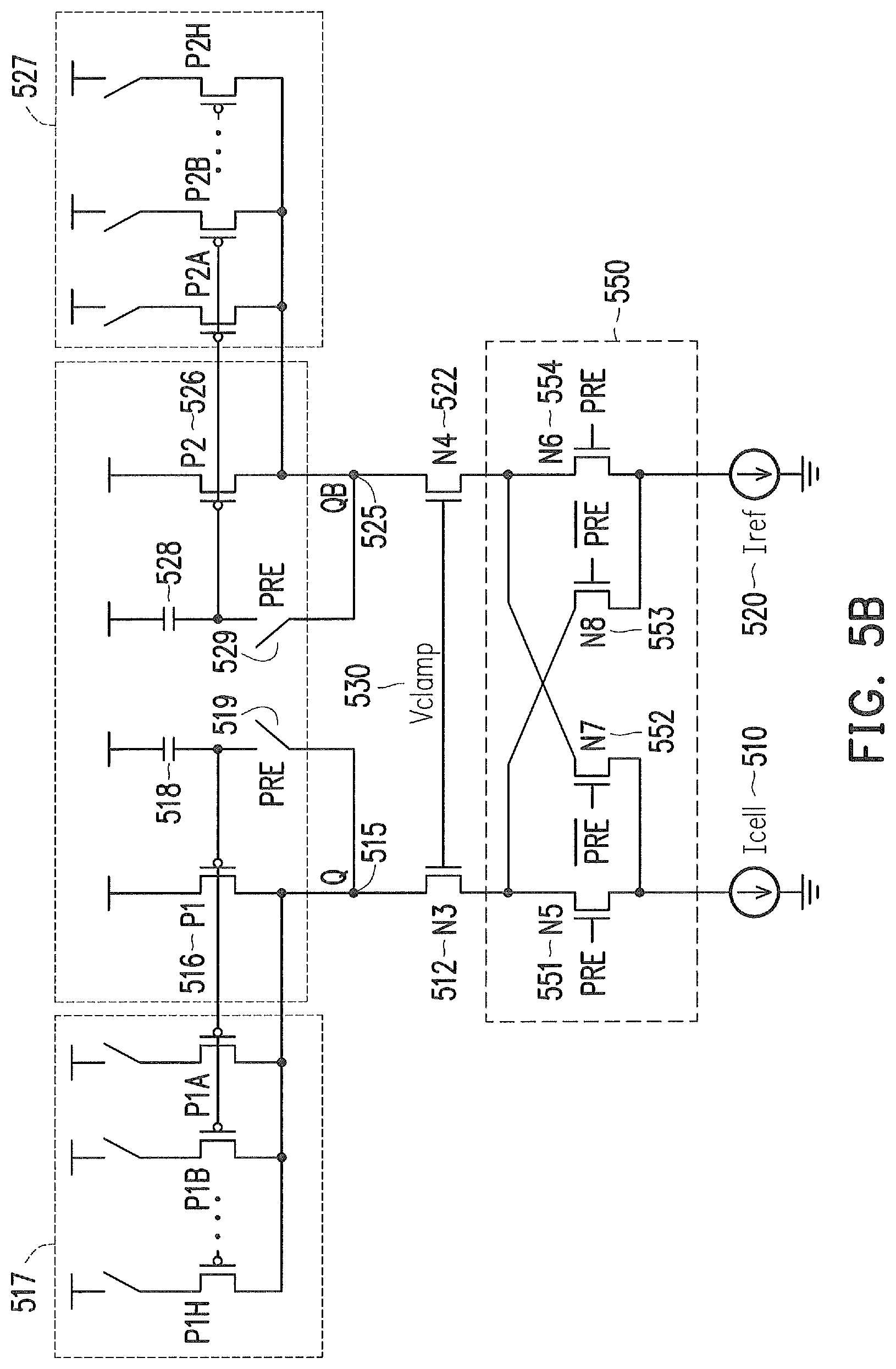 Patent US11783873 Figure 7 – Circuits and methods for compensating a mismatch in a sense amplifier