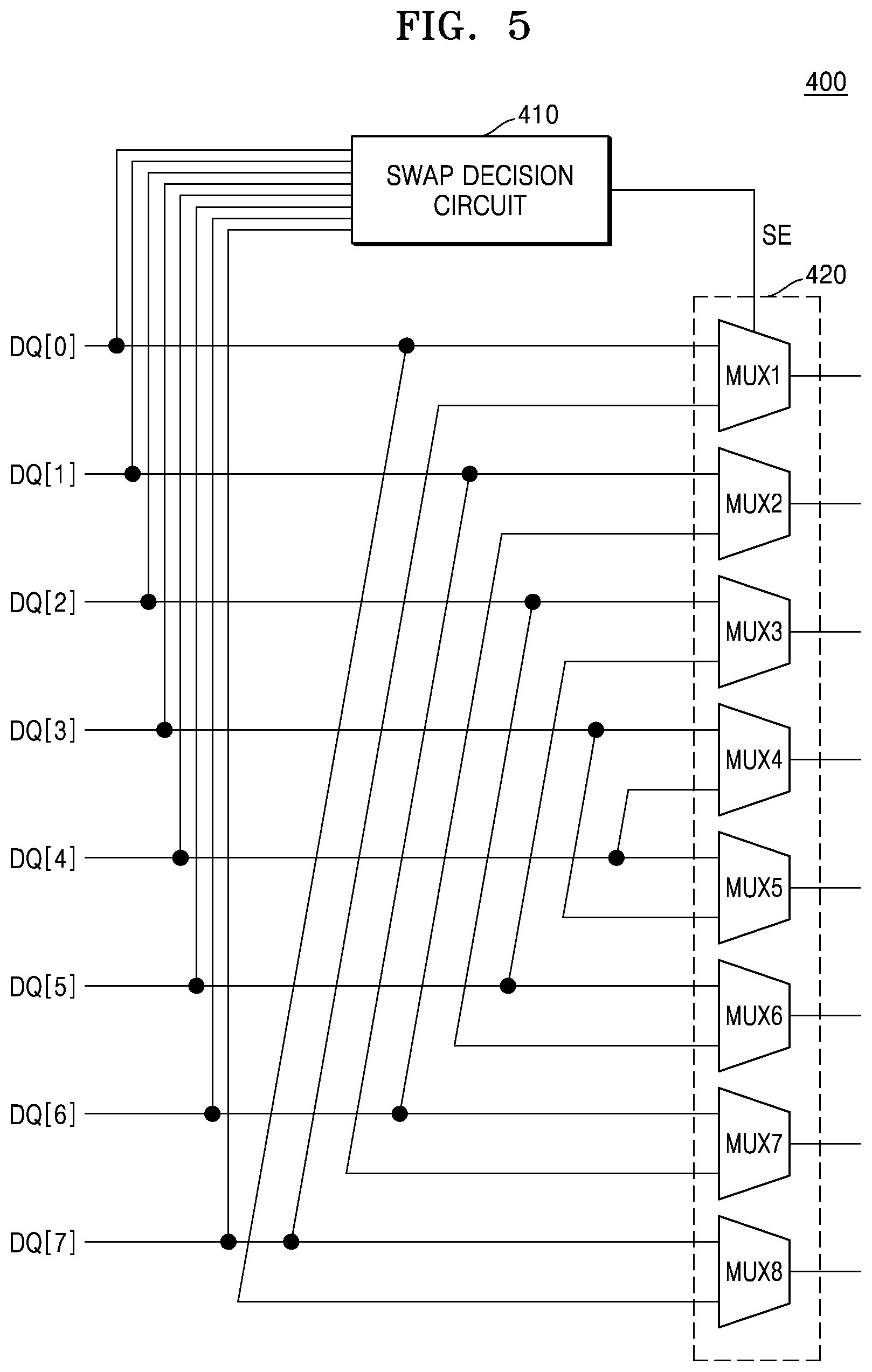 Patent US11783874 Figure 5 – Memory with swap mode